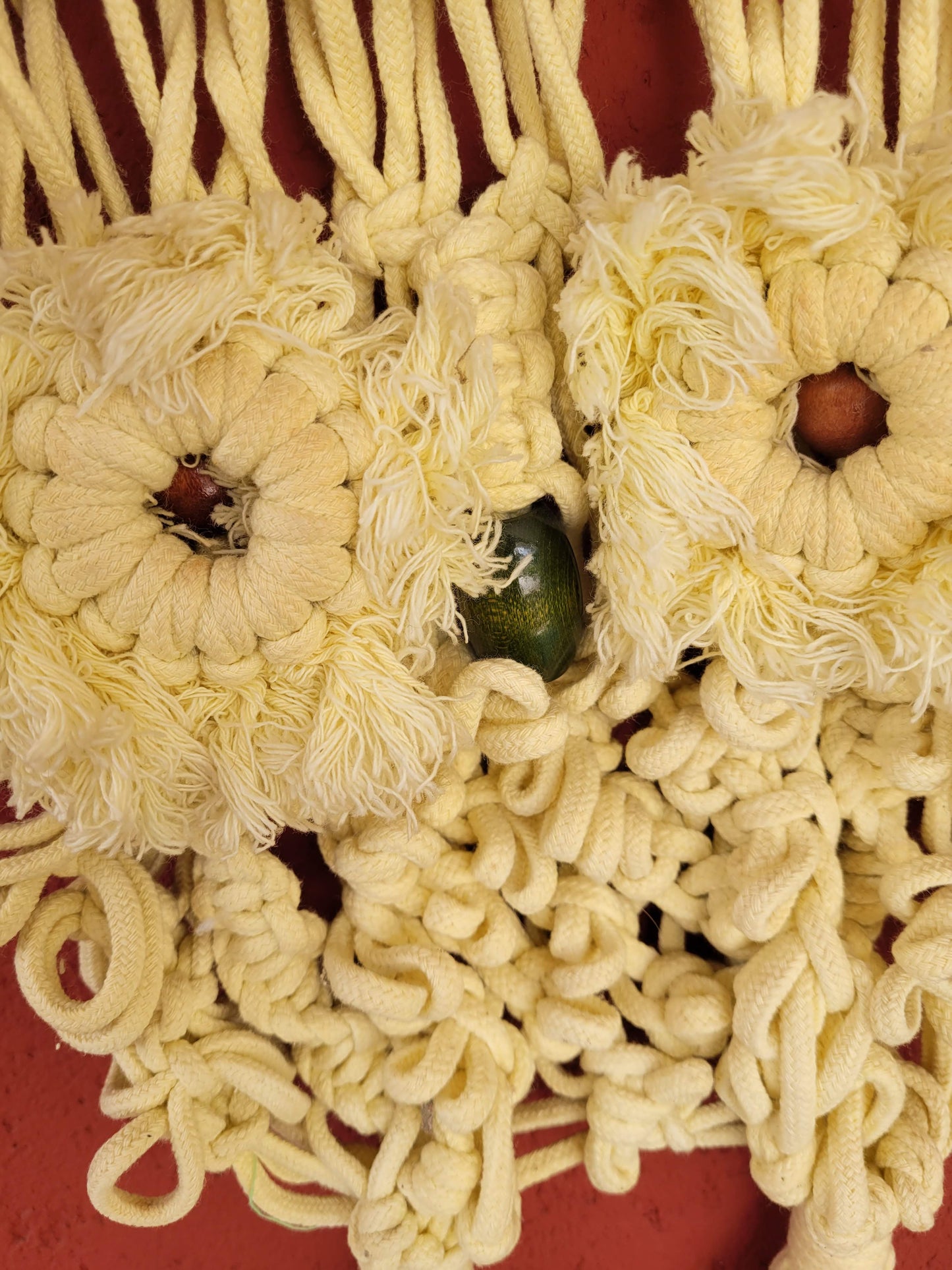 Macramé Chouette- Décoration murale - ref 47