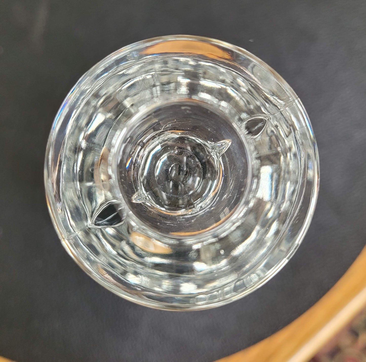 Bougeoir en verre - ref 55