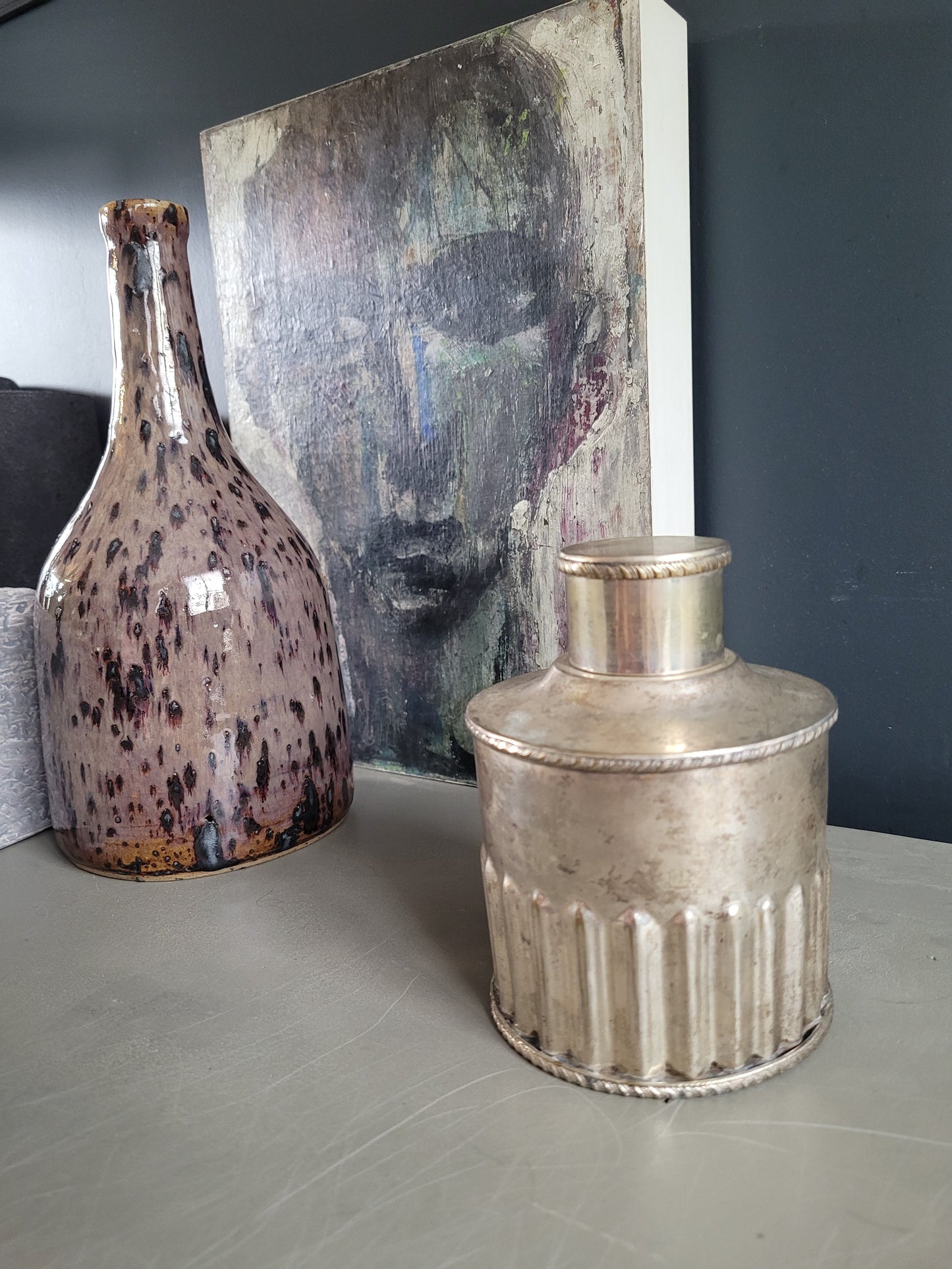 Boîte en fer blanc à capuchon - Ref 192