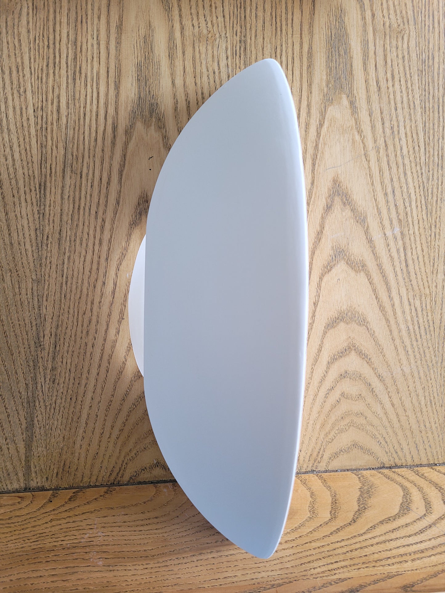 Paire d'appliques demi-lune en plâtre - ref 235