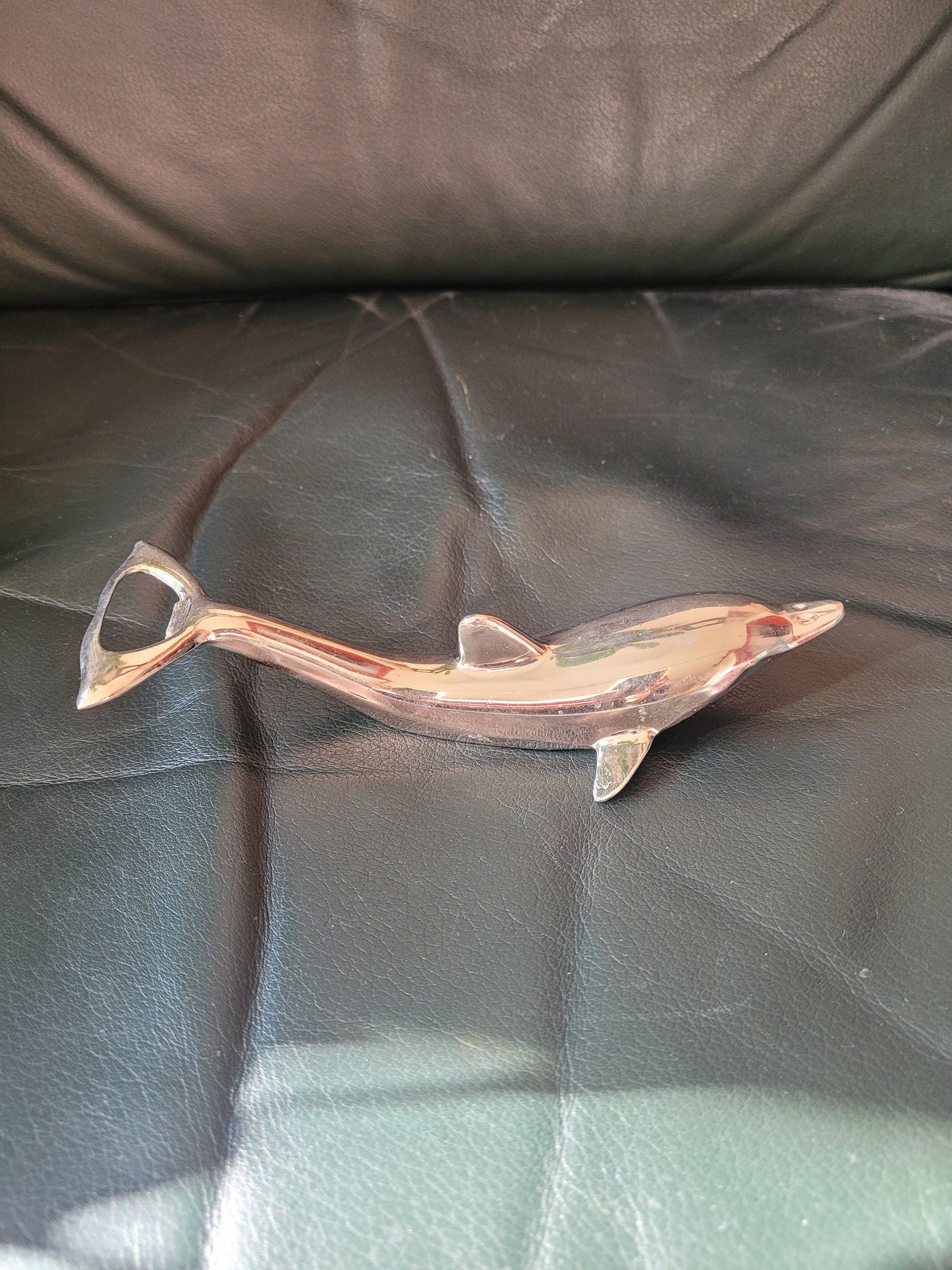 Décapsuleur ouvre-bouteille dauphin chromé Ref 4