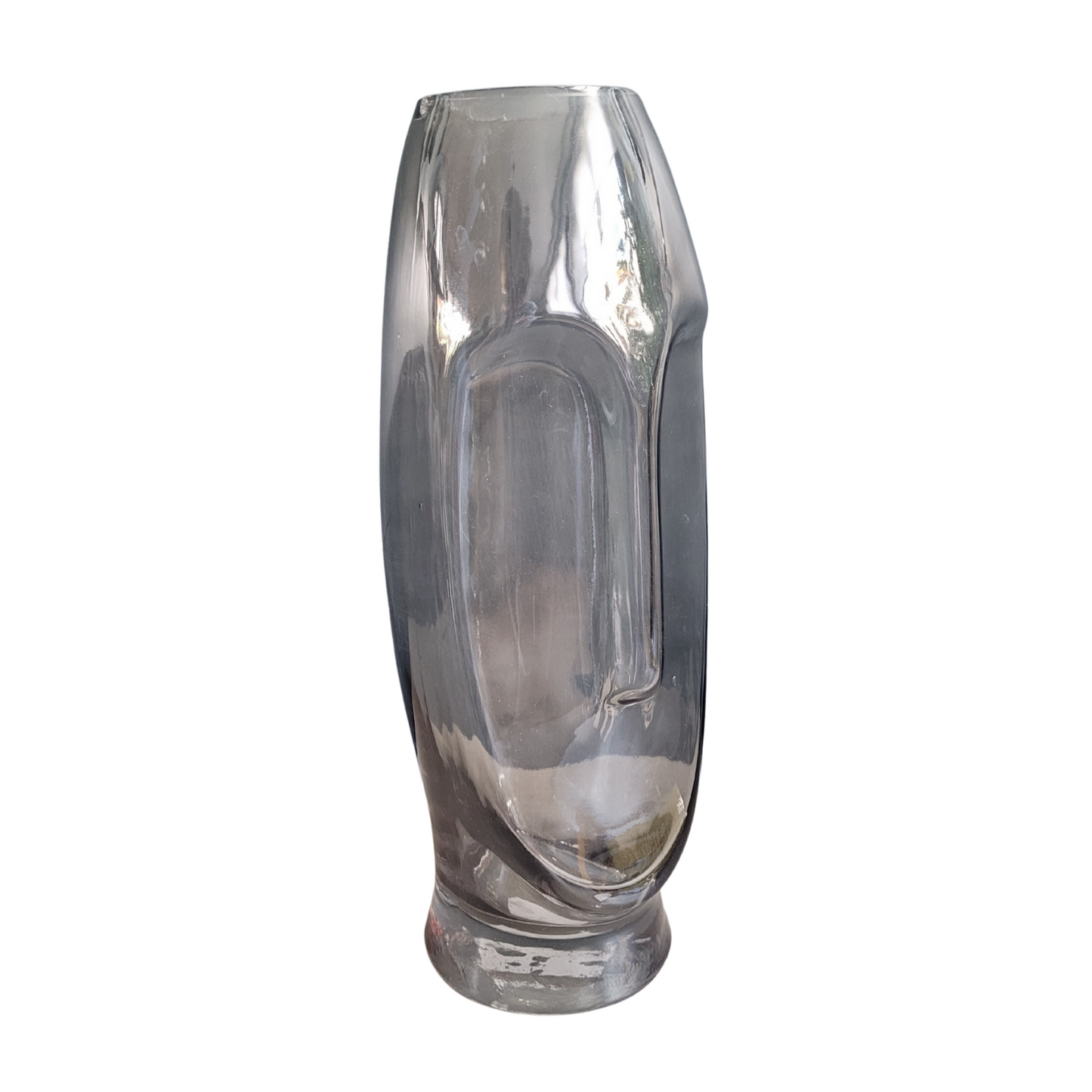 Vase visage en verre fumé Interior's - Ref 436