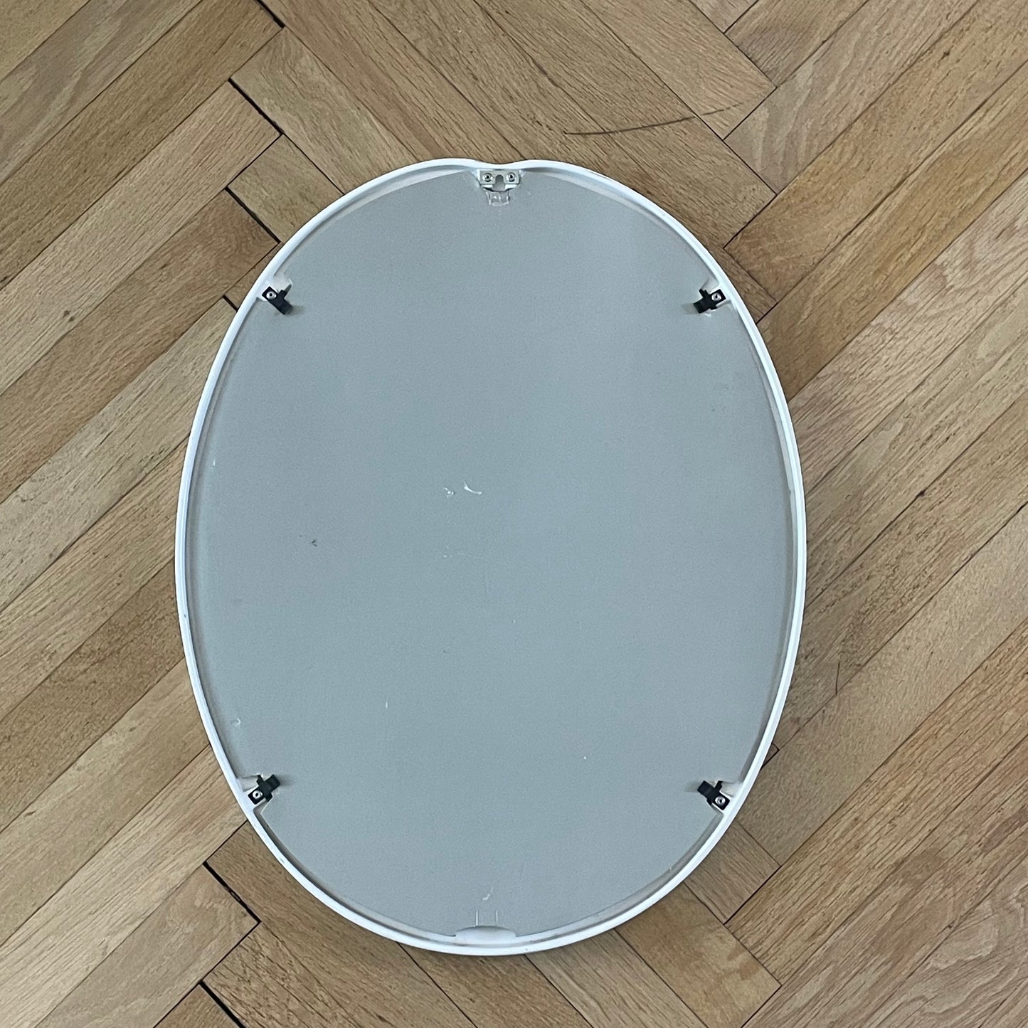 Miroir en fonte émaillée blanc - Ref 1066