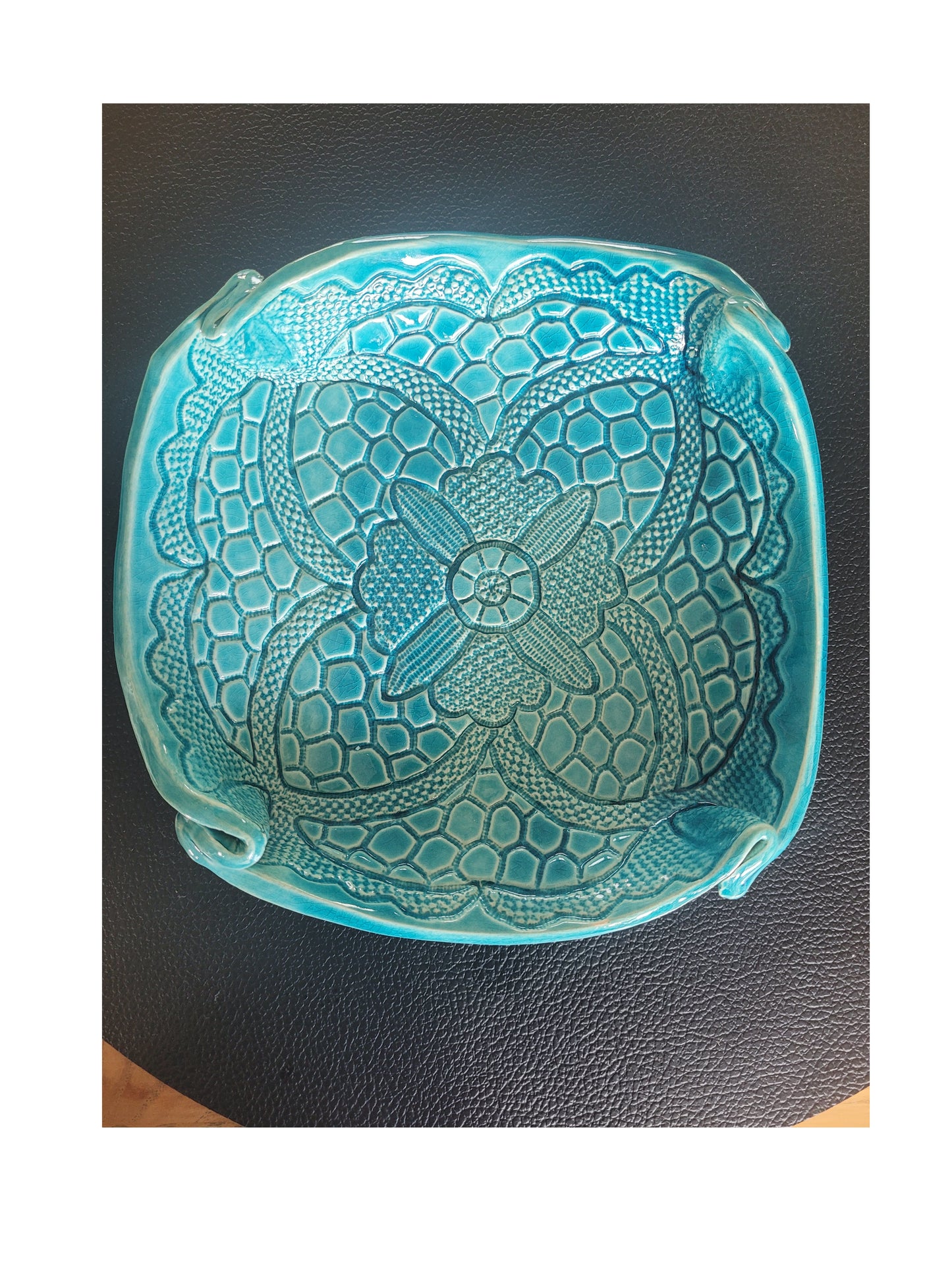 Vide poche en céramique émaillée signé - Ref 88