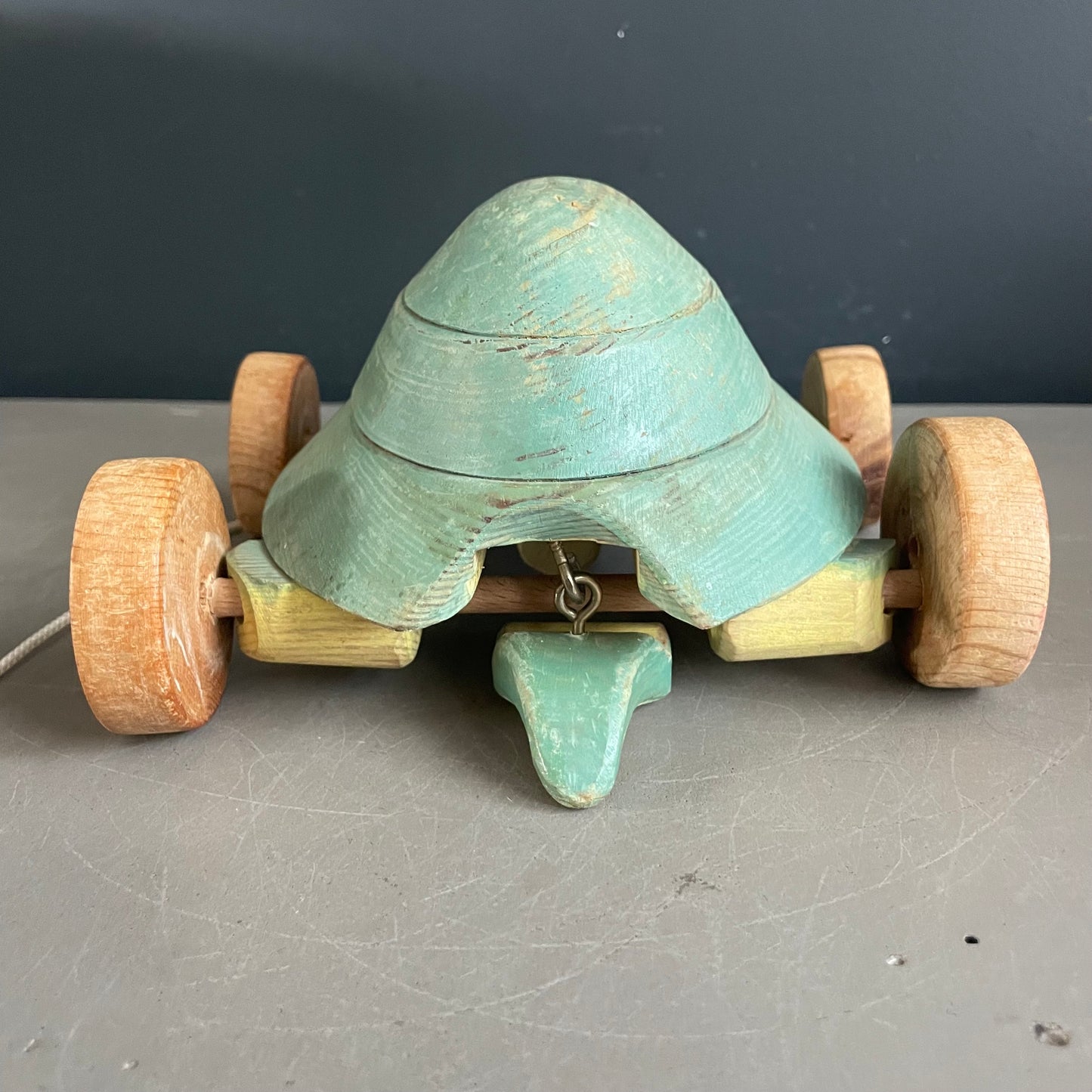 Jouet à tirer en bois tortue Longeville - Ref 1102