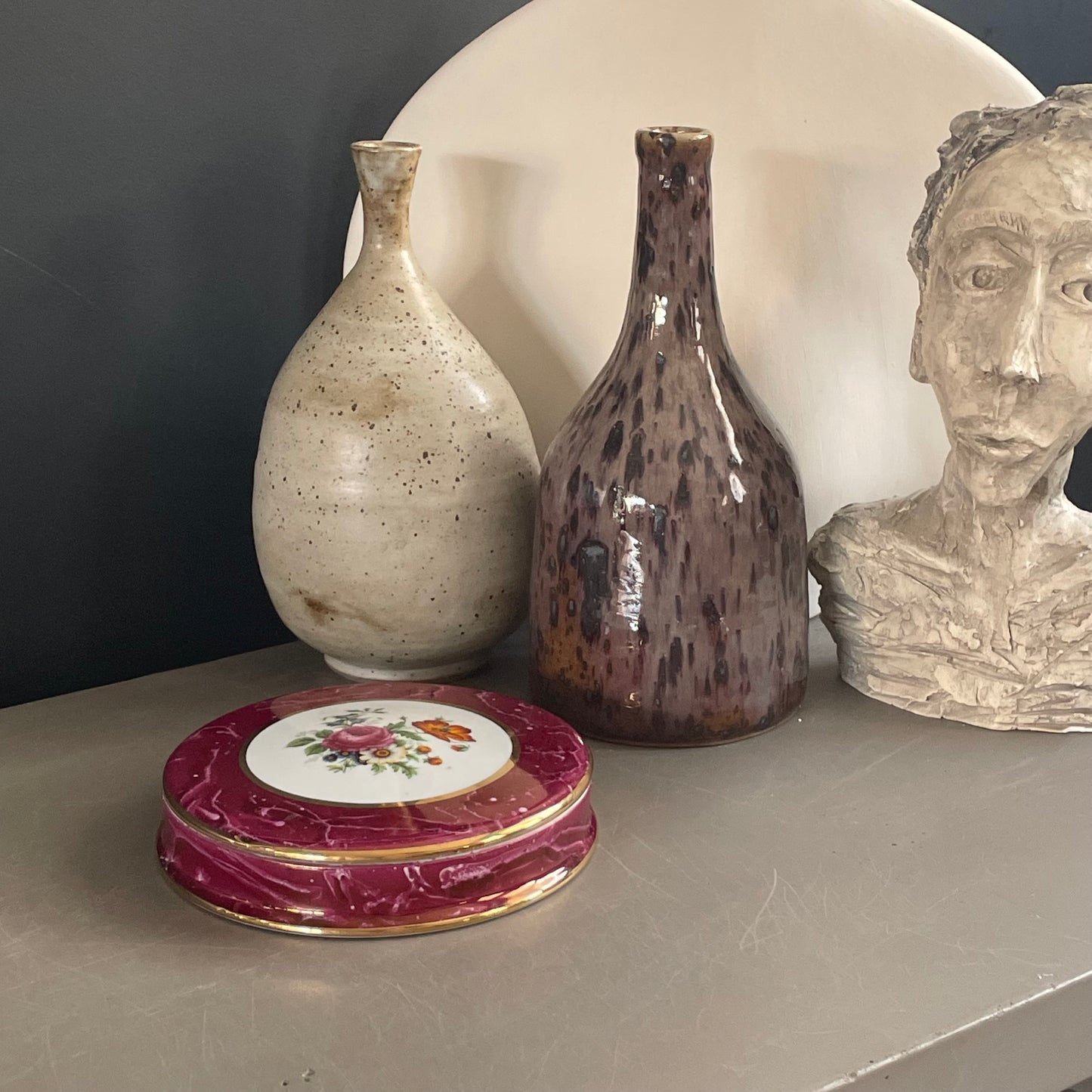Bonbonnière en porcelaine de Limoges - Ref 1130