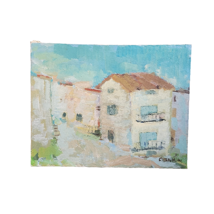 Tableai huile sur toile signée C. Bertolini - Ref 598