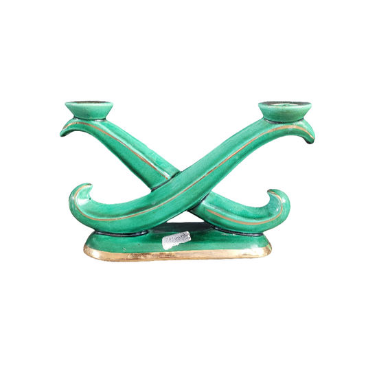 Chandelier 2 bras en porcelaine St Clément- Ref 359