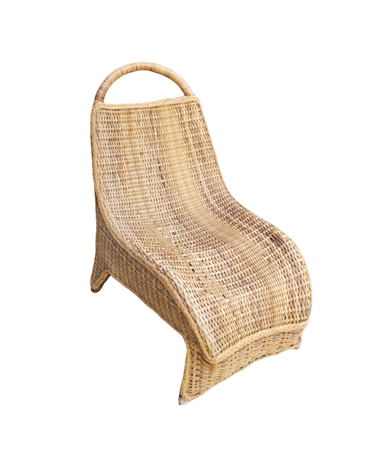 Chaise-longue en bambou et rotin - Ref 487