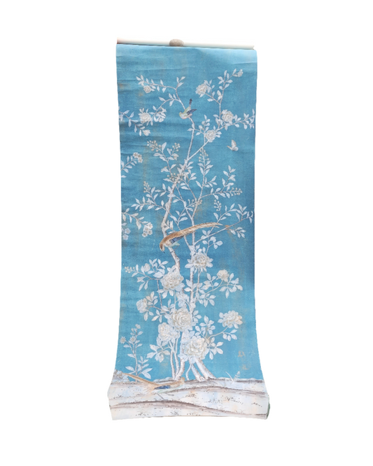 Tenture murale en papier peint à la main 304x93 - Ref 596