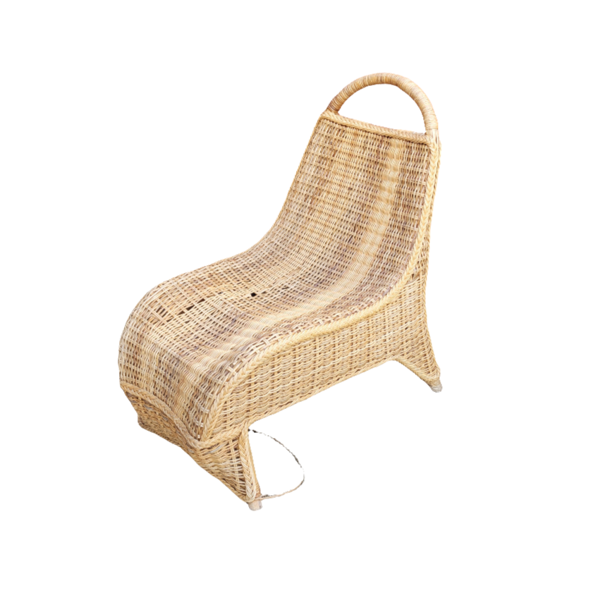 Chaise-longue en bambou et rotin - Ref 487