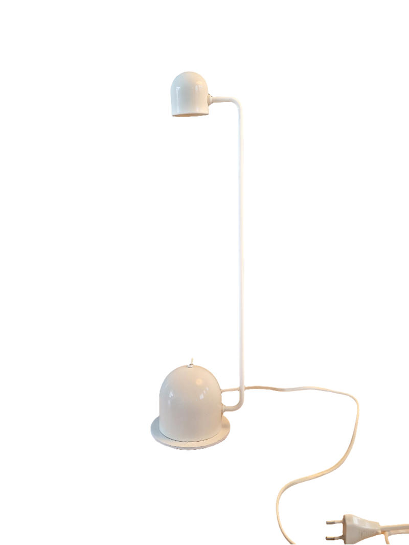 Lampe de bureau vintage articulée laquée blanc - Ref 281