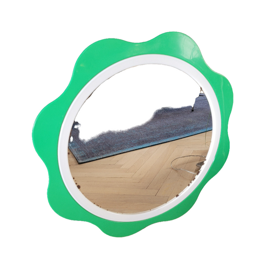 Miroir flower plastique du designer finlandais Makisen Kuvastin - Ref 508