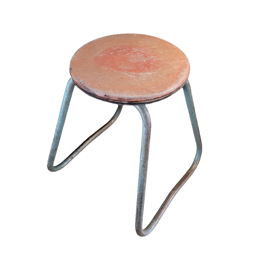 Tabouret d'atelier vintage - Ref 491