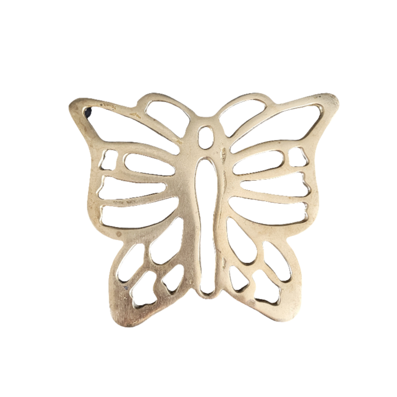 Dessous de plat papillon en laiton - Ref 452