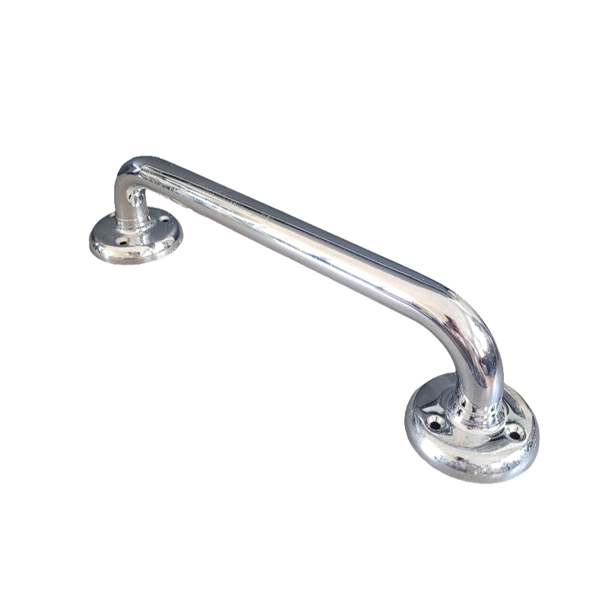 Poignée porte serviette murale chromée - Ref 141