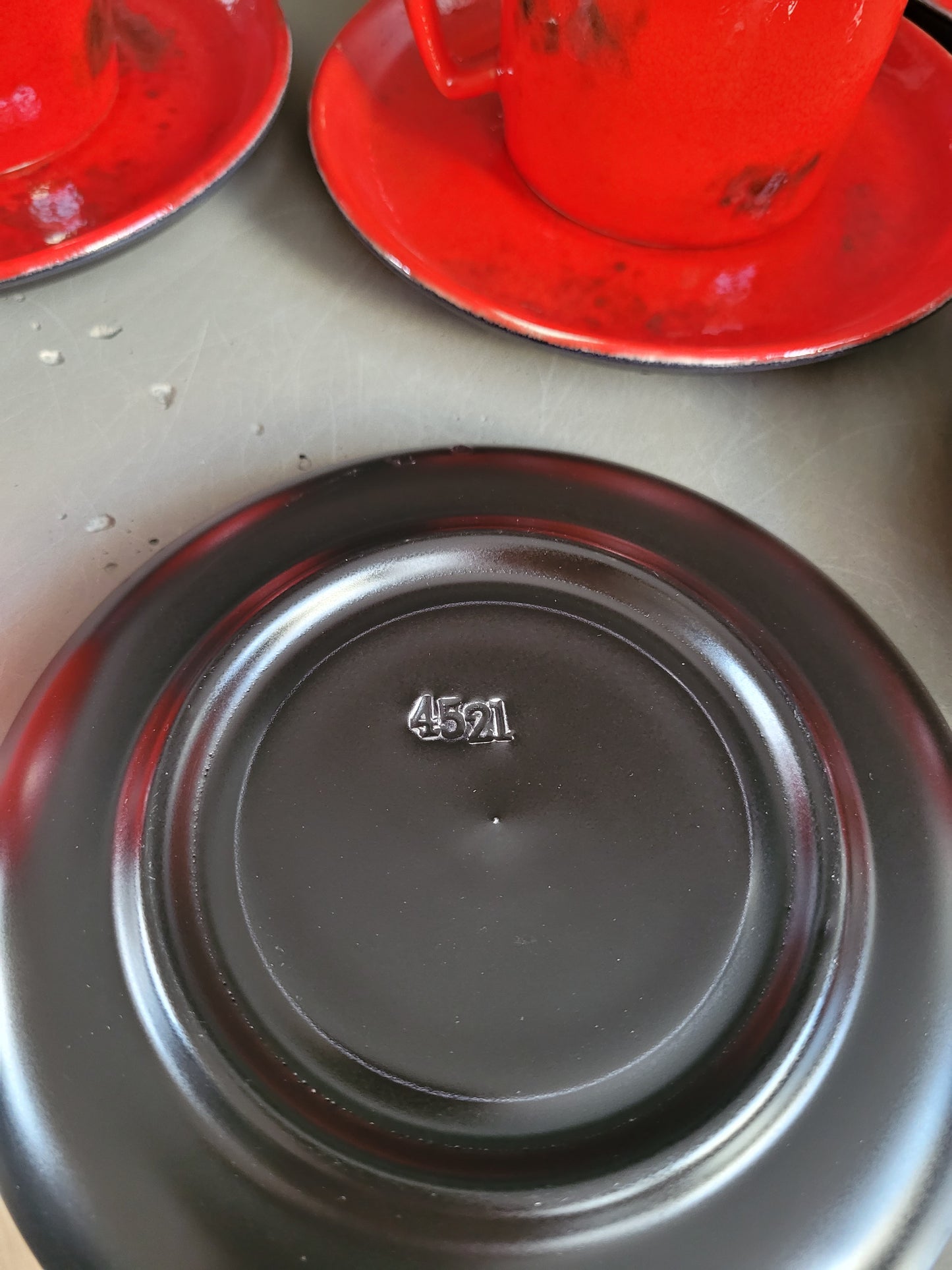 Service à café vintage 6 personnes complet - Ref 609