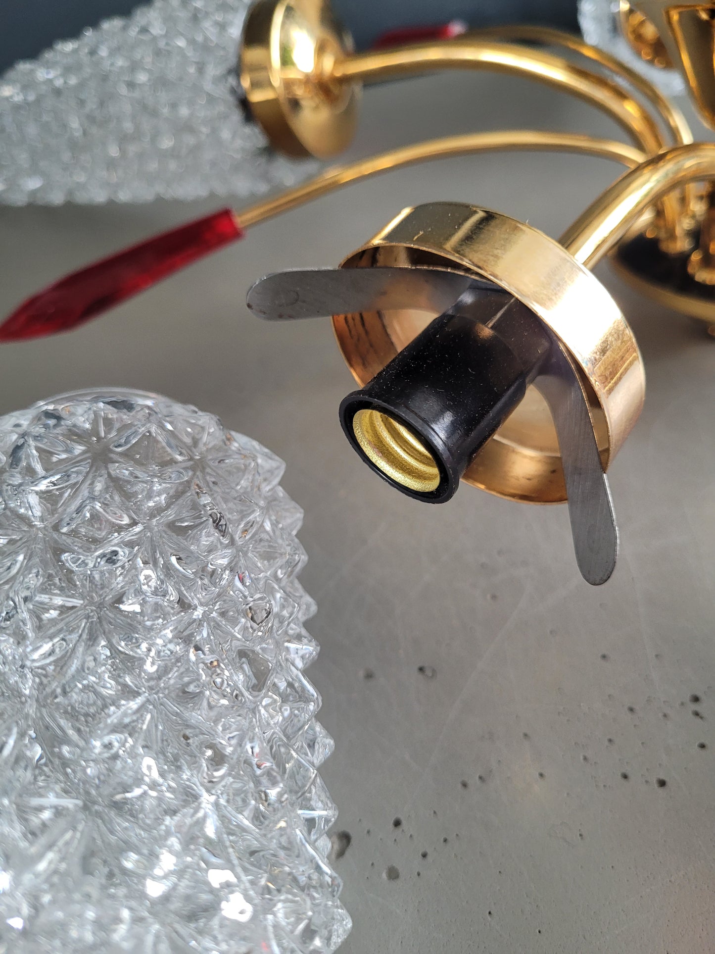 Lustre 5 feux 80-90's - Ref 469