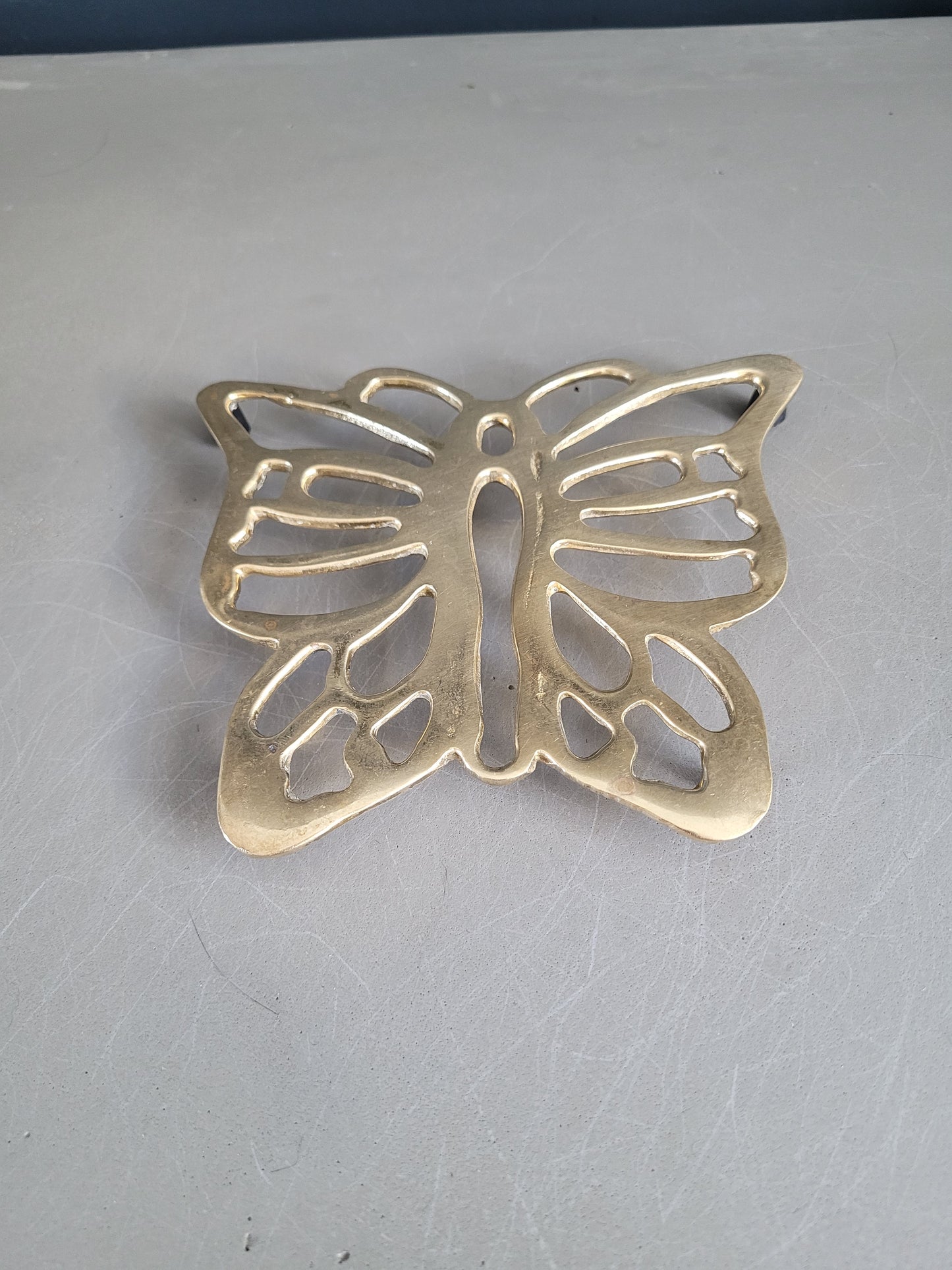 Dessous de plat papillon en laiton - Ref 452