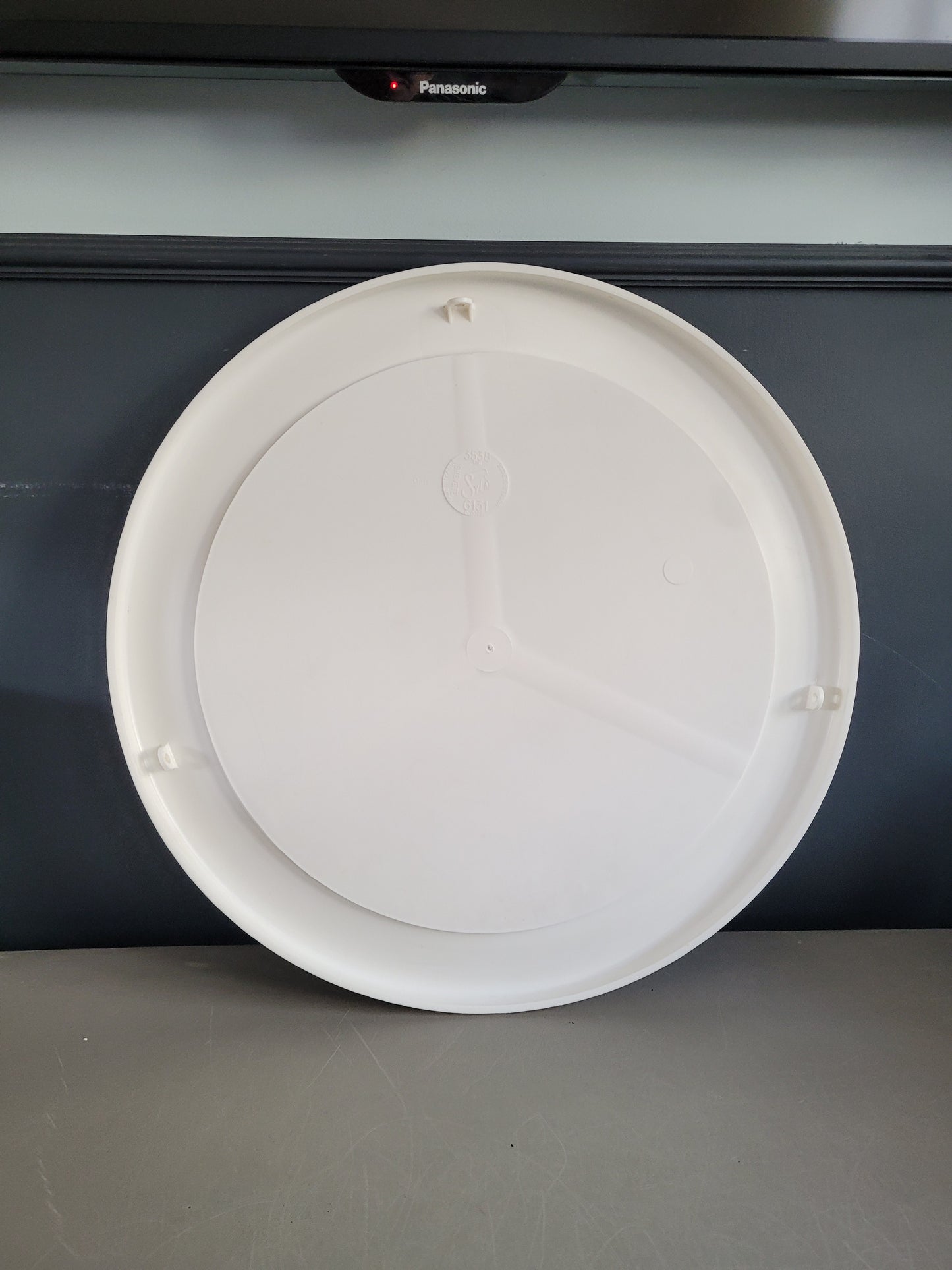 Miroir rond en plastique blanc Syla - Ref 702