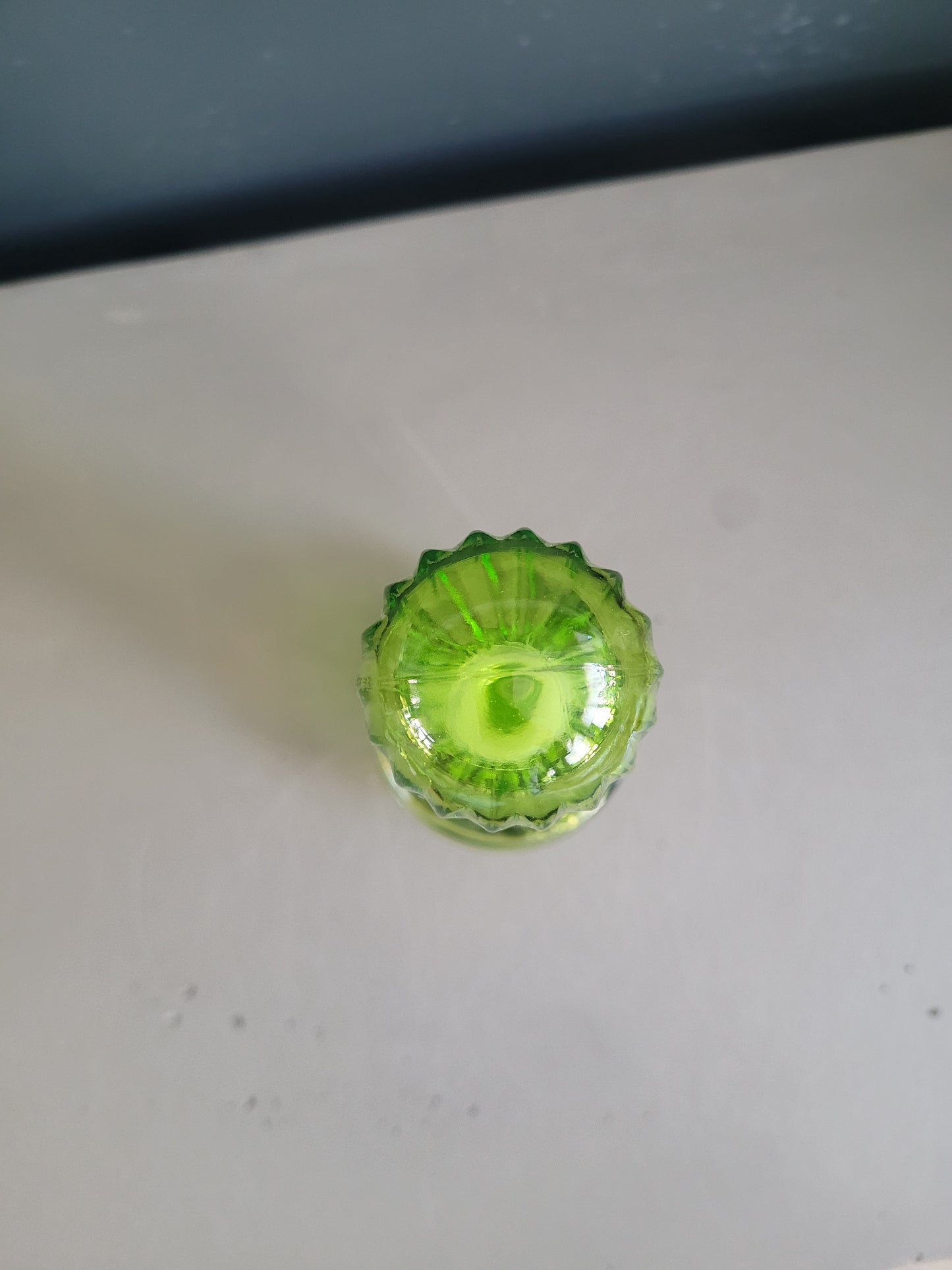 Bouteille empoli en verre vert - Ref 559