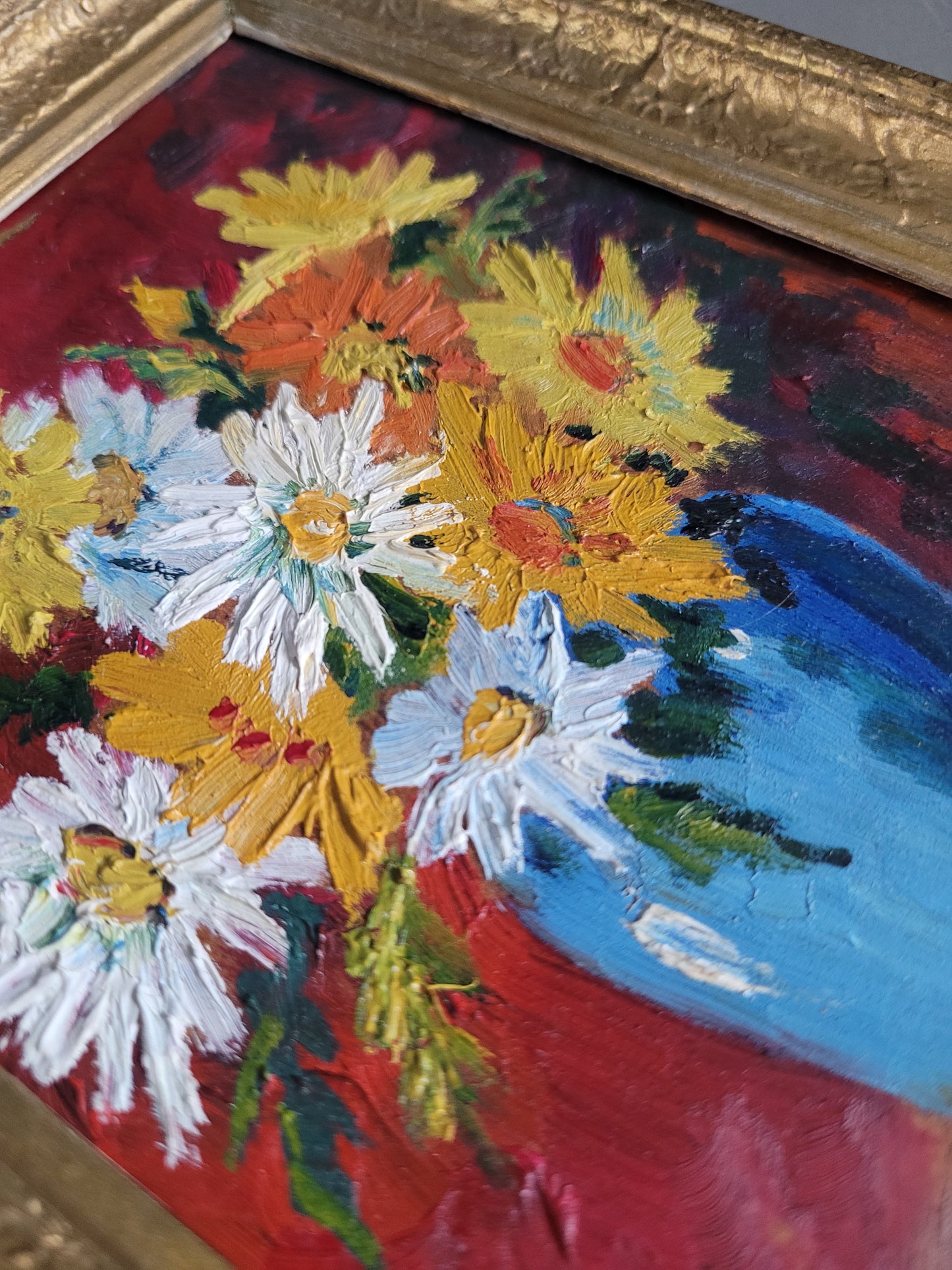 Tableau ancien huile sur bois - Ref 303