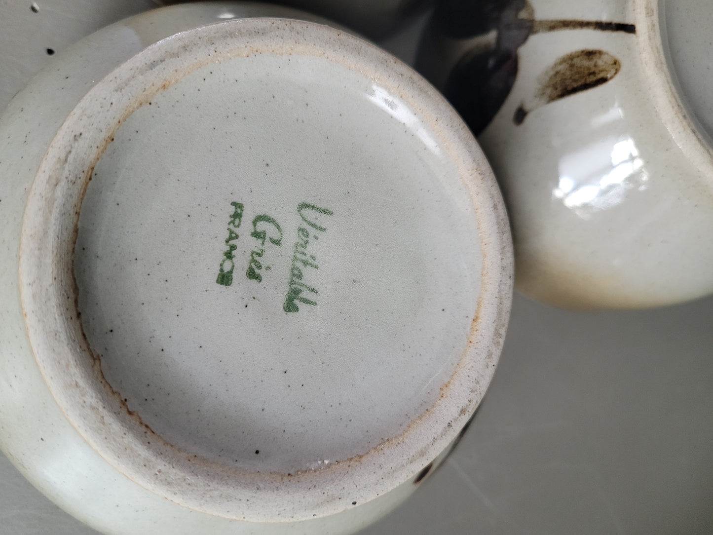 Trio de bols vintages en grès- Ref 318