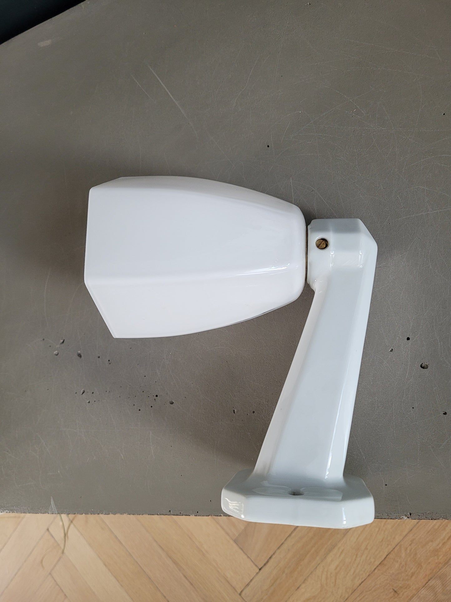 Applique en porcelaine et verre - Ref 589