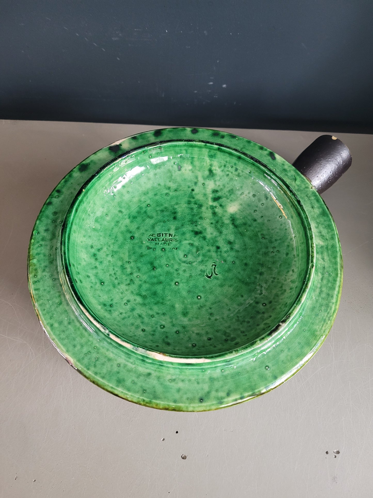 Caquelon à couvercle en terre cuite Vallauris - Ref 324