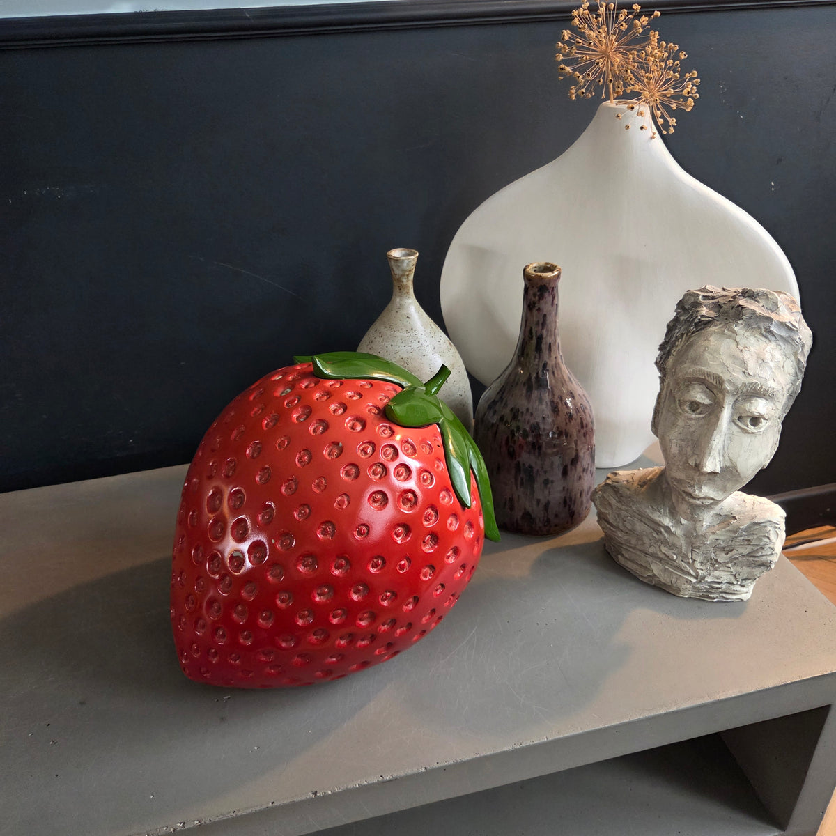 Fraise géante en résine - Ref 1409