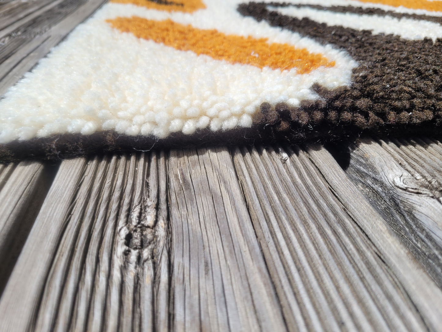 Paire de descentes de lit en laine - tapis - Ref 464