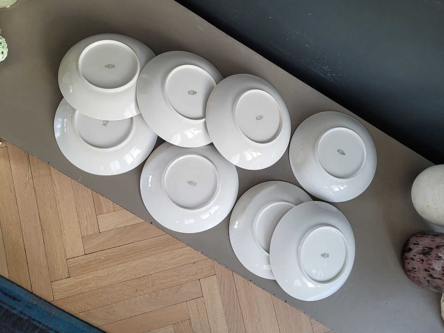 8 assiettes vintage Wunsiedel Bavaria - Ref 817