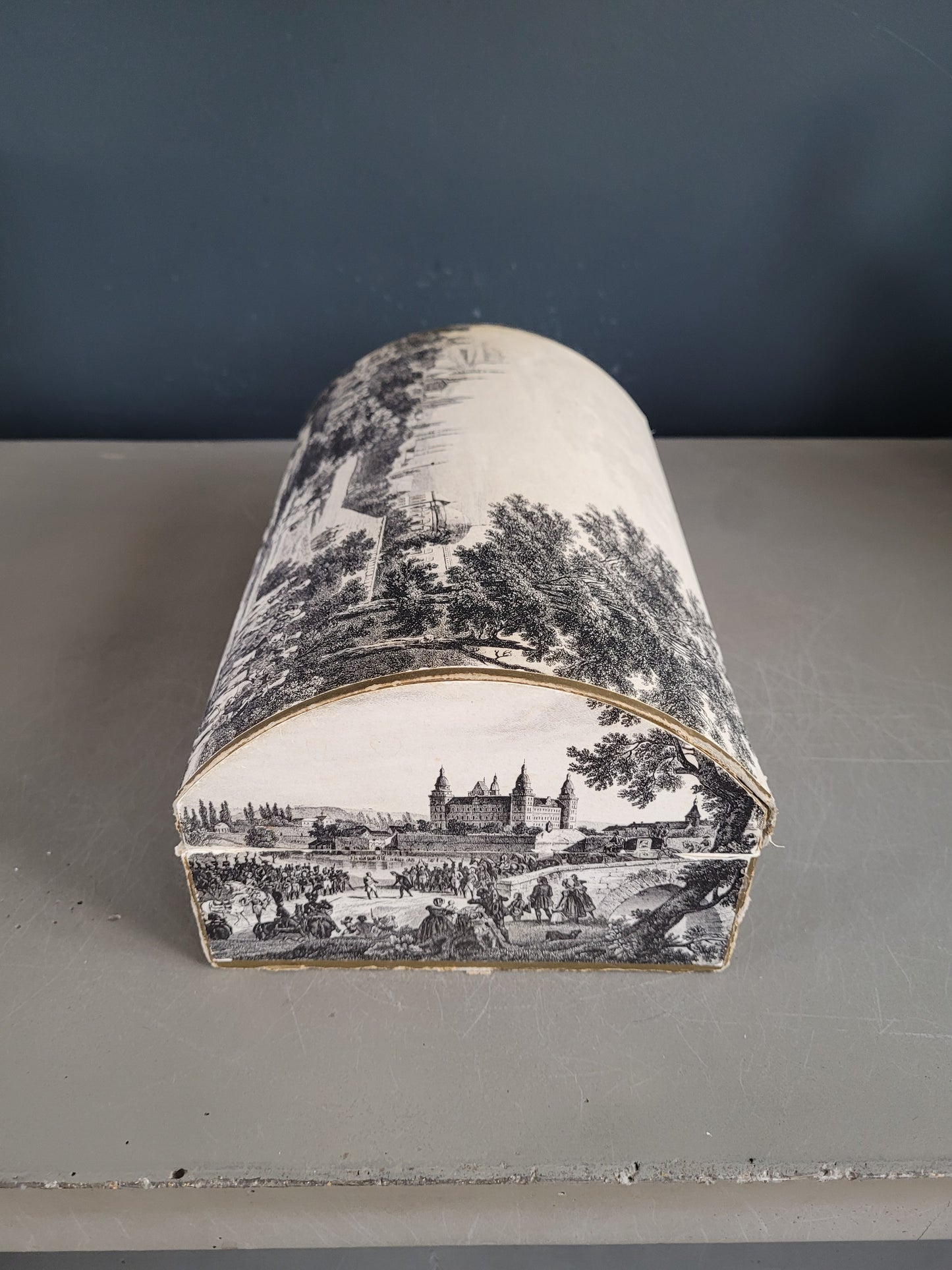 Boîte en carton tapissée - Coffret à Cognac Courvoisier - Ref 507