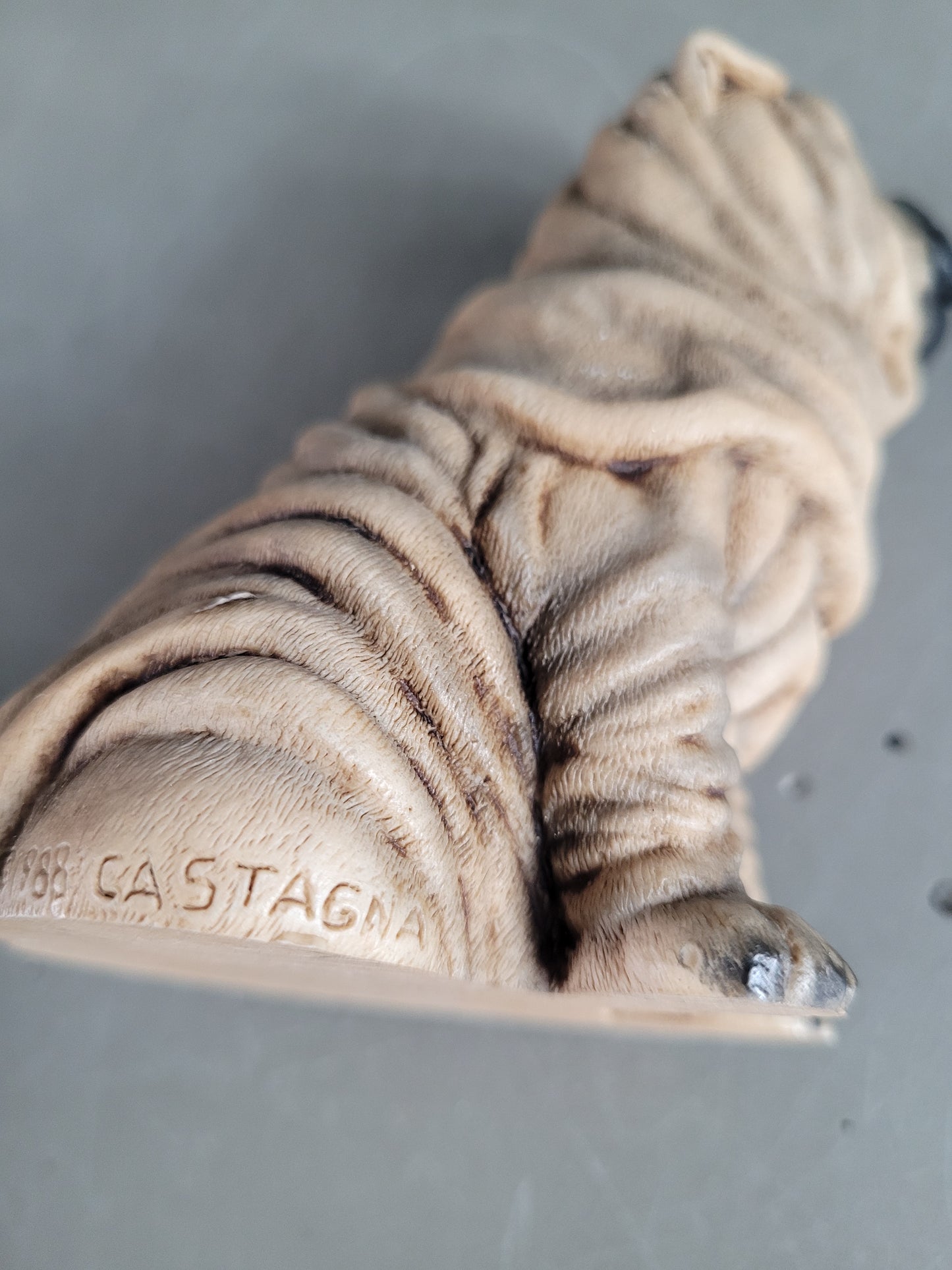 Sharpei Castagna 1988 - Figurine de collection vintage - Ref 471