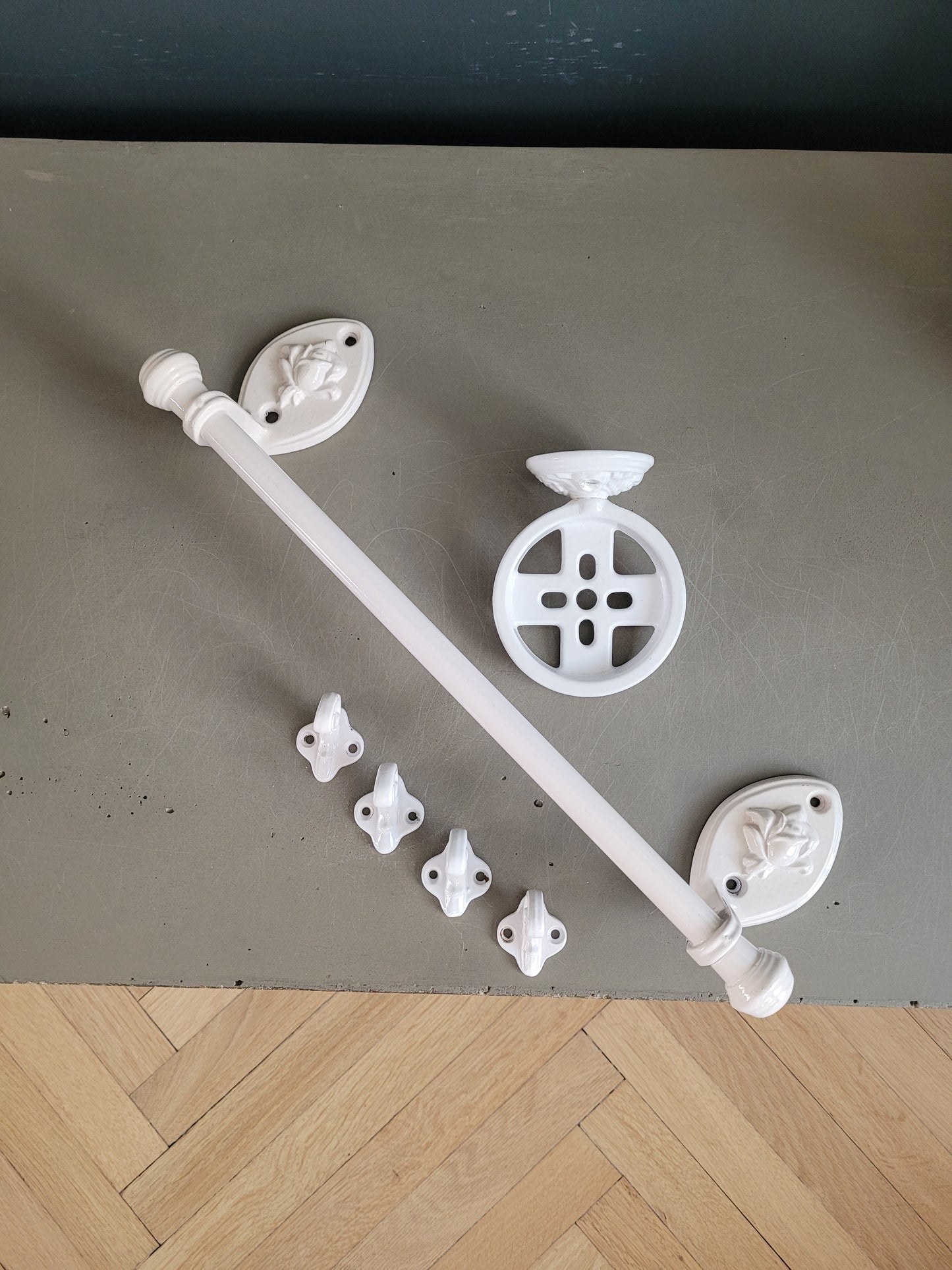 Ensemble de salle de bain en fonte émaillée- Ref 470