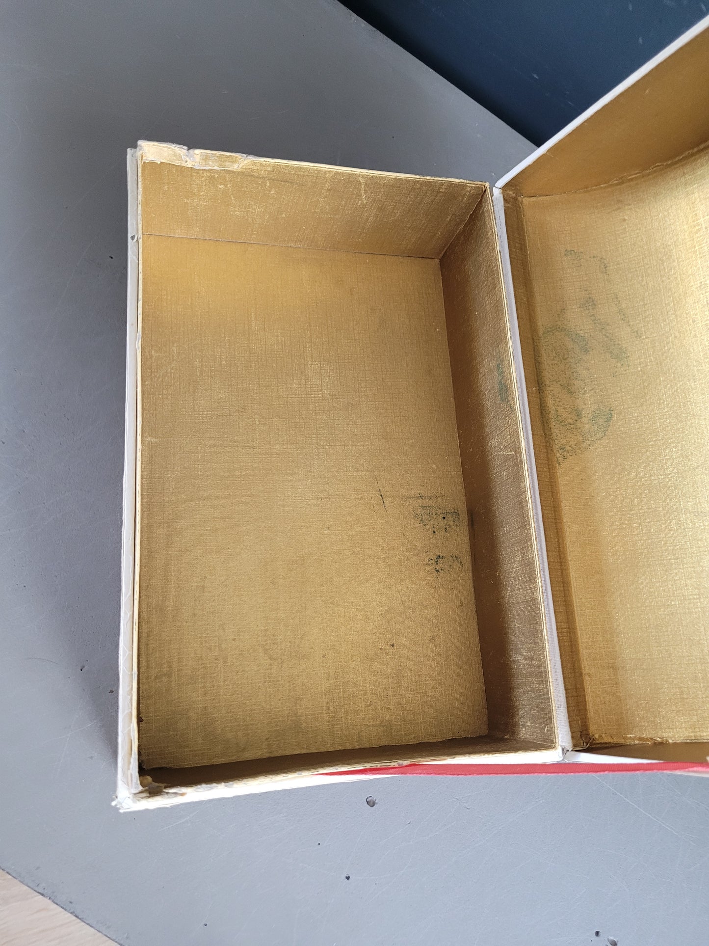 Boîte en carton tapissée - Coffret à Cognac Courvoisier - Ref 507