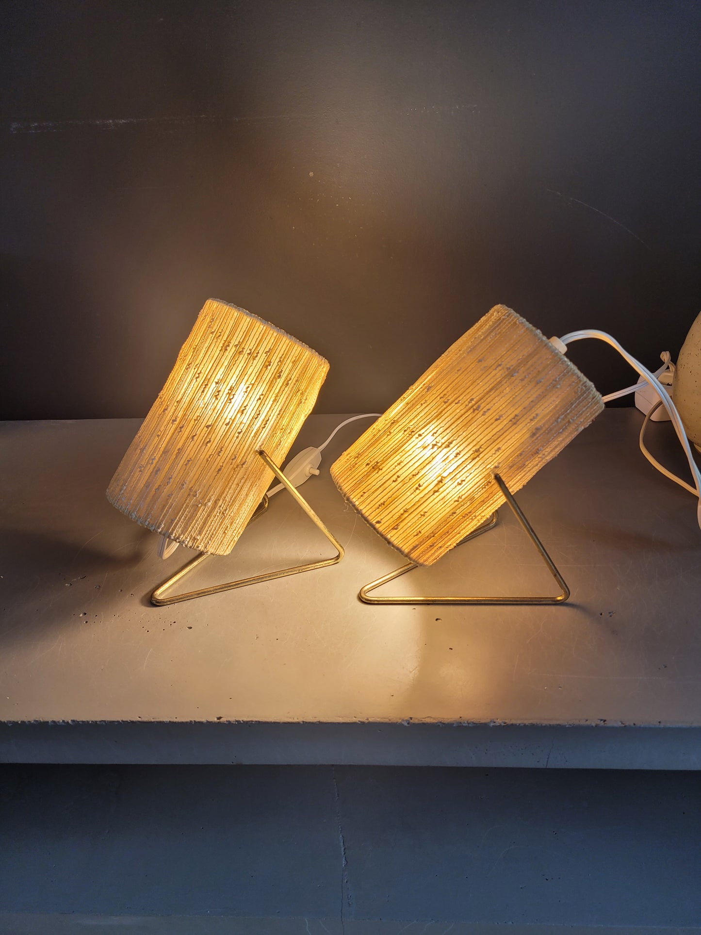 Paire de lampes orientables vintage - Ref 528
