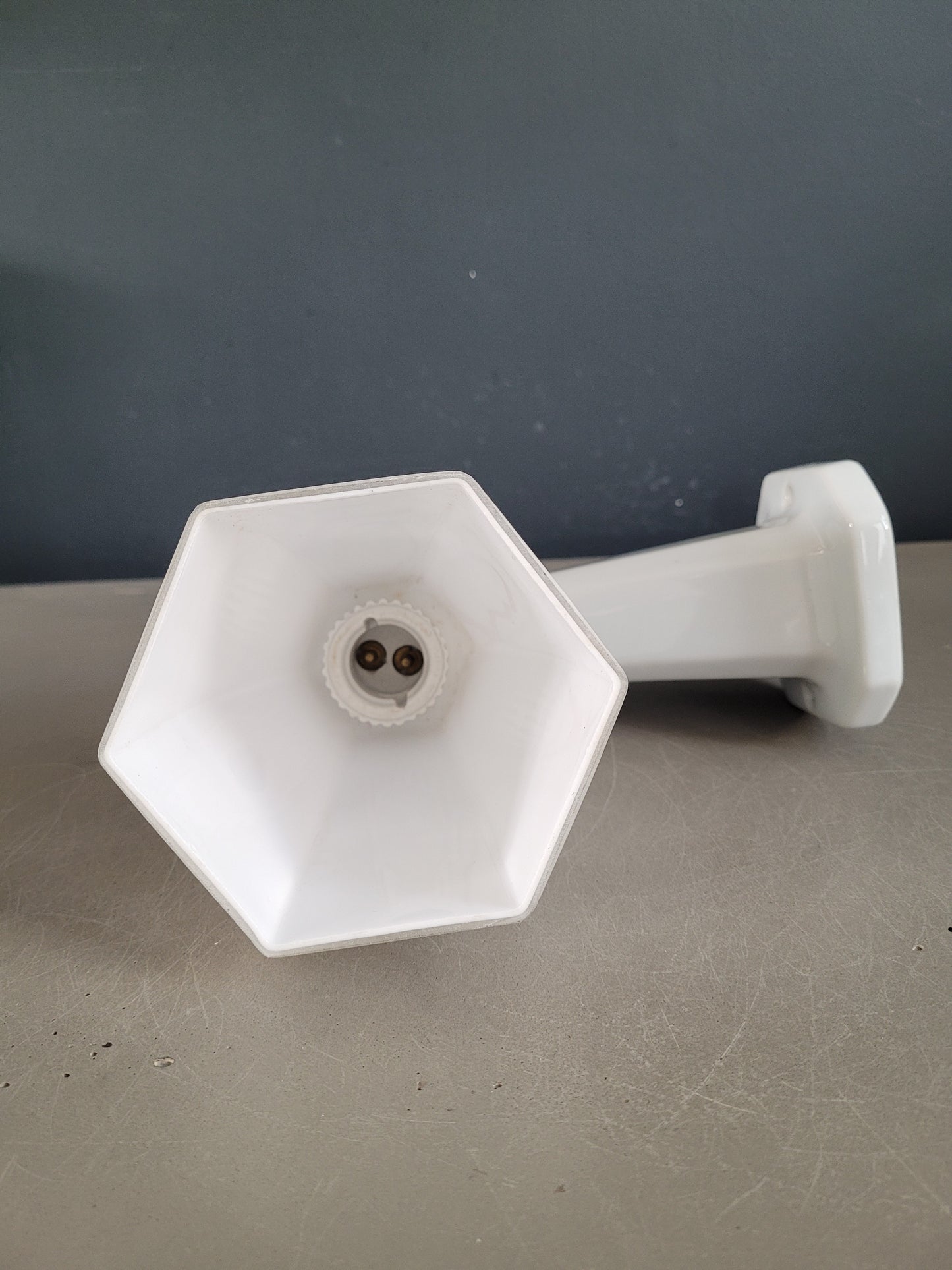 Applique en porcelaine et verre - Ref 589