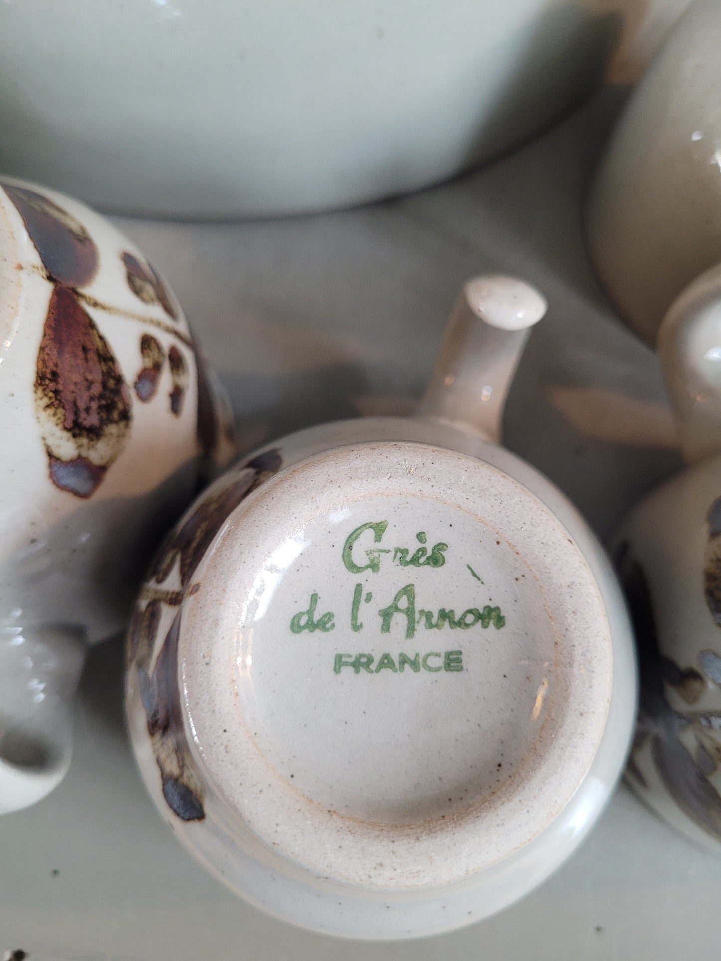 Service à salade de fruits Grès de l'Arnon - 649