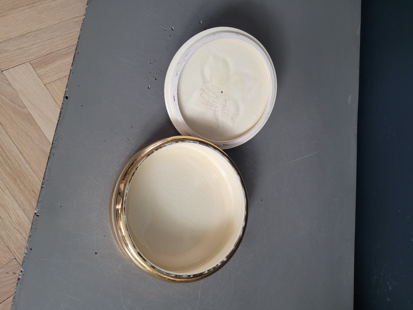 Bonbonnière en céramique d'art de Viroflay - Ref 544