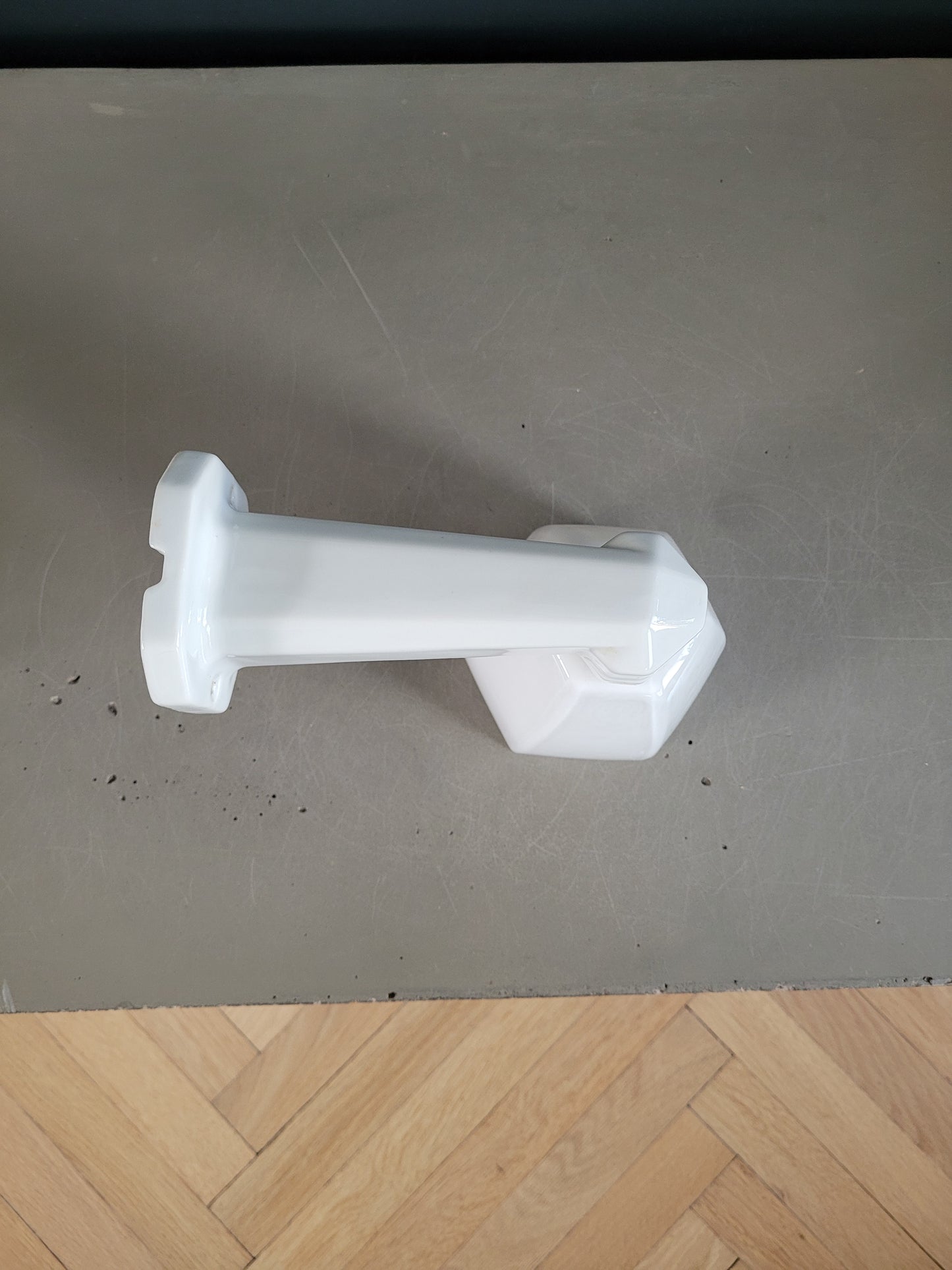 Applique en porcelaine et verre - Ref 589