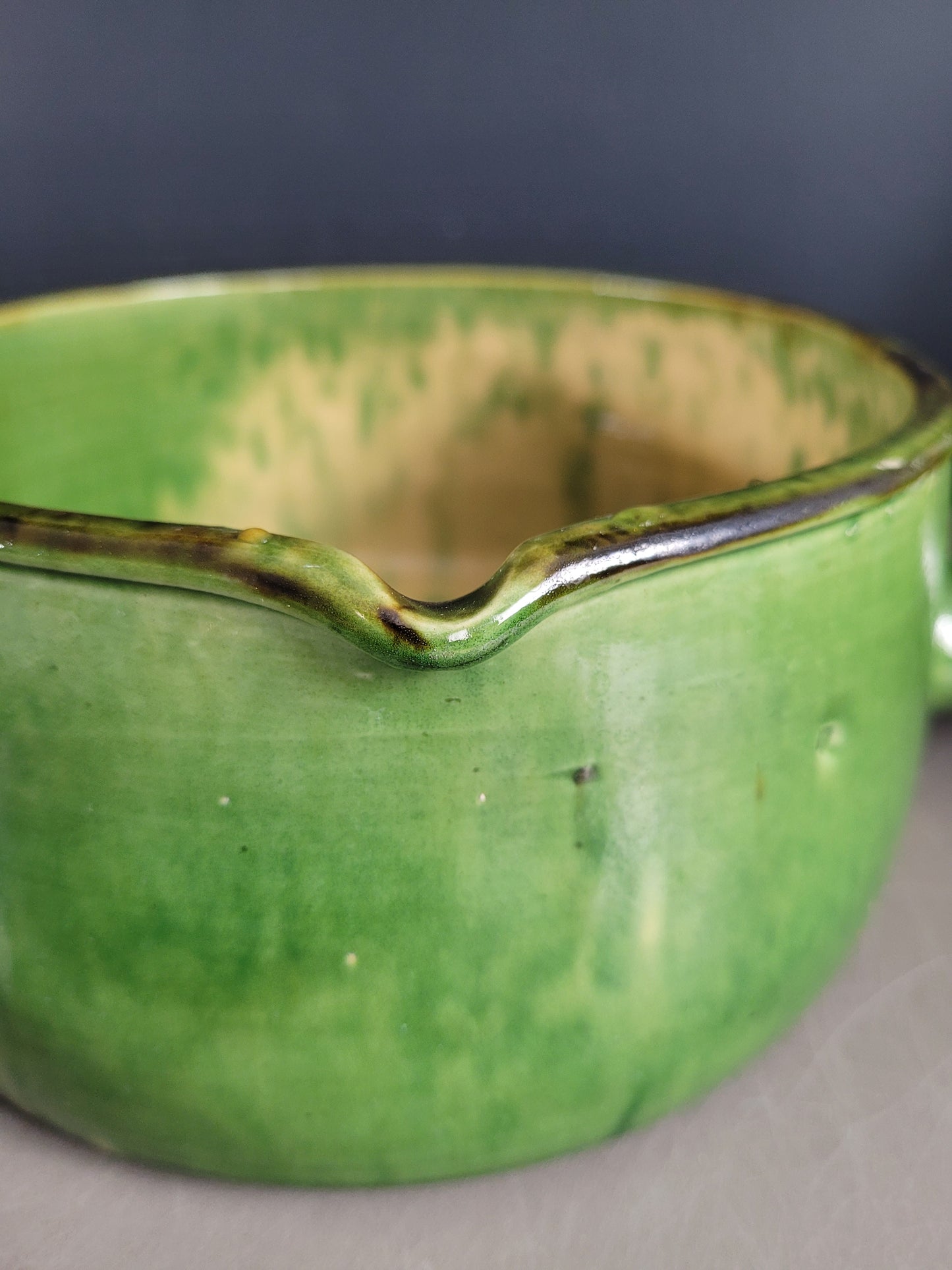 Caquelon à couvercle en terre cuite Vallauris - Ref 324