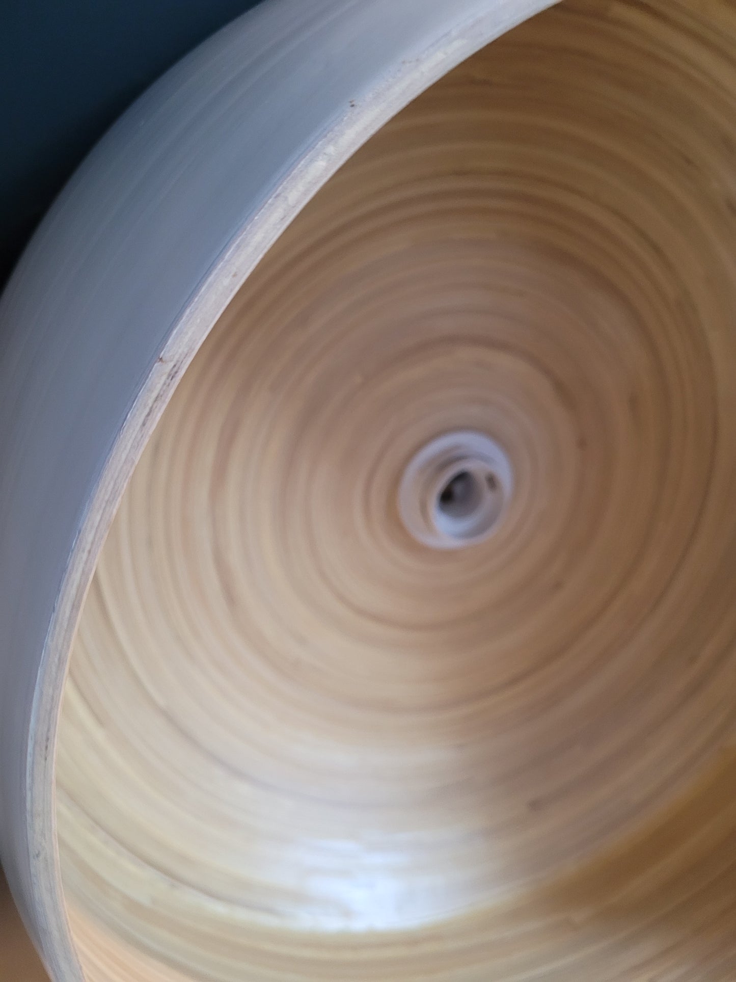 Suspension en bambou et blanc - Ref 58