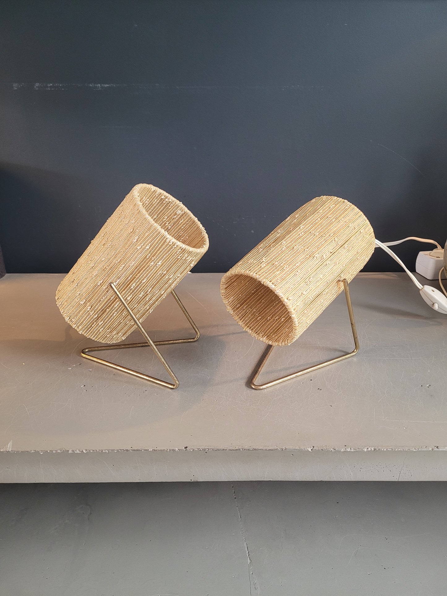 Paire de lampes orientables vintage - Ref 528