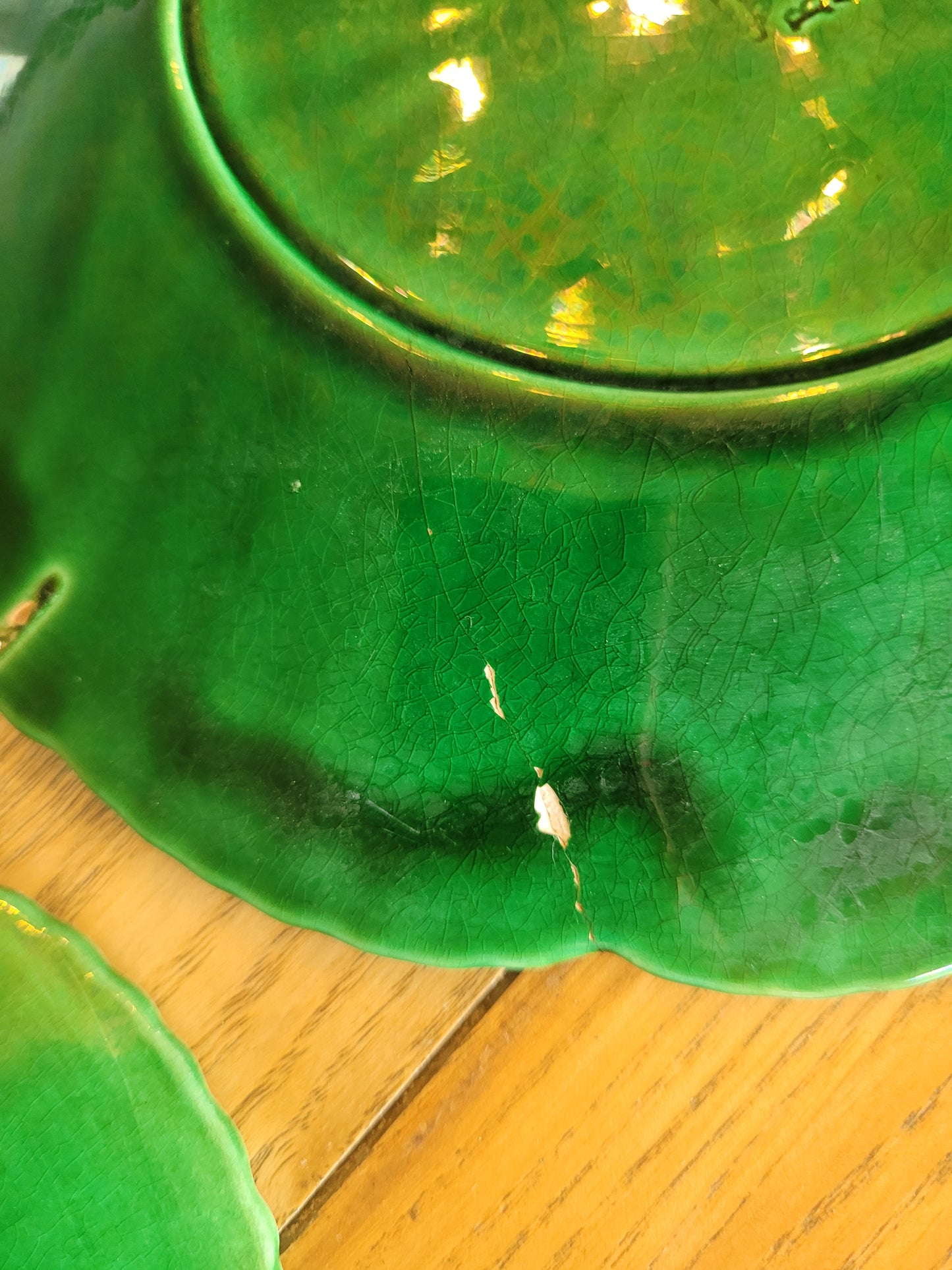 12 assiettes Rigal & Sanejouand faïencerie Clairefontaine en barbotine - Ref 631