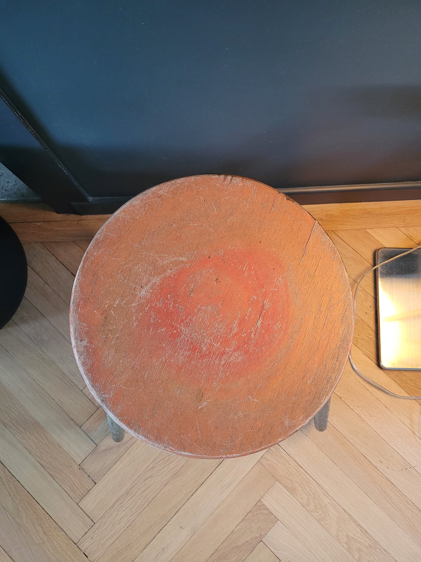 Tabouret d'atelier vintage - Ref 491