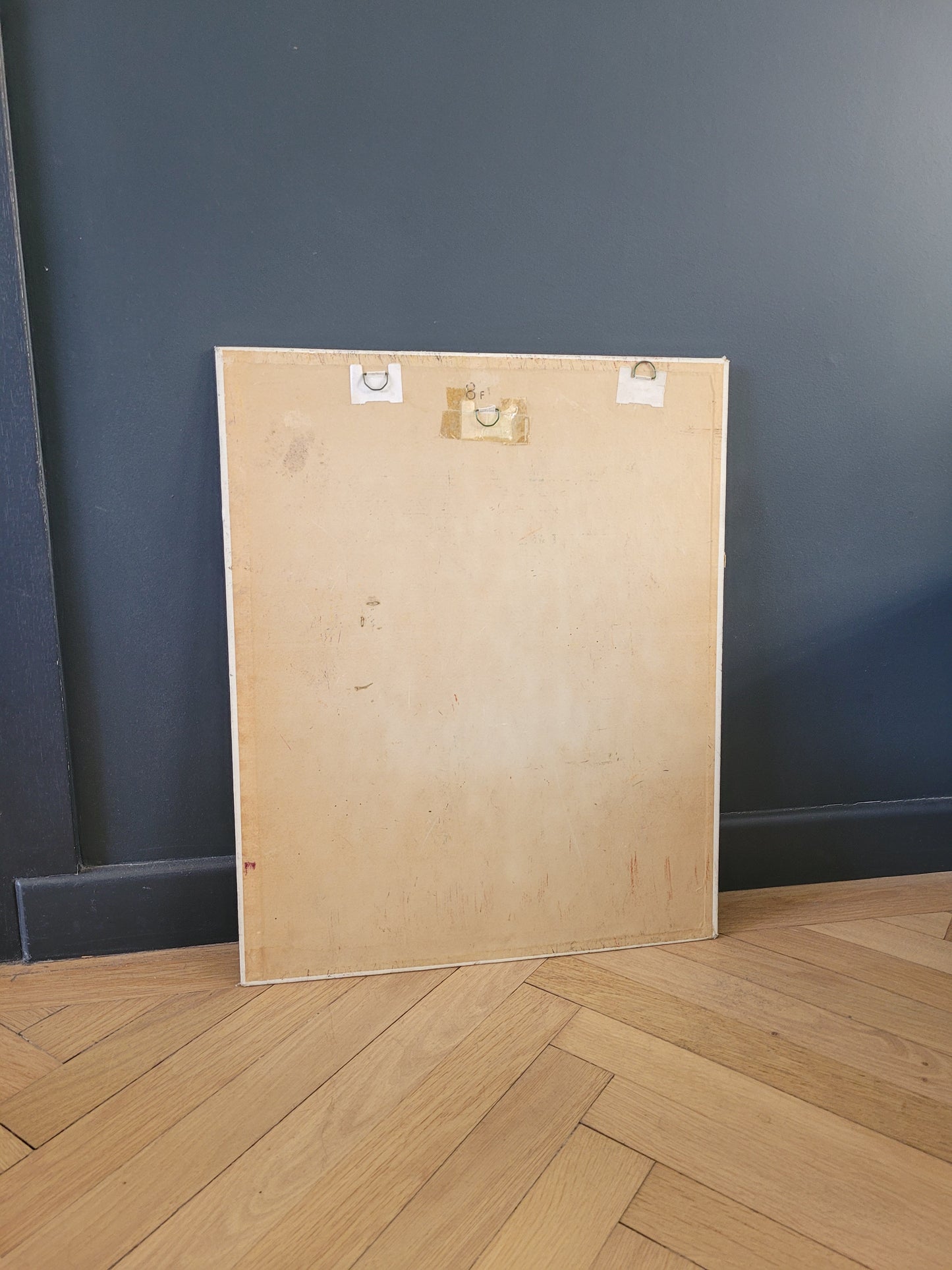 Huile sur toile bouquet signé A. Parisis - Ref 286