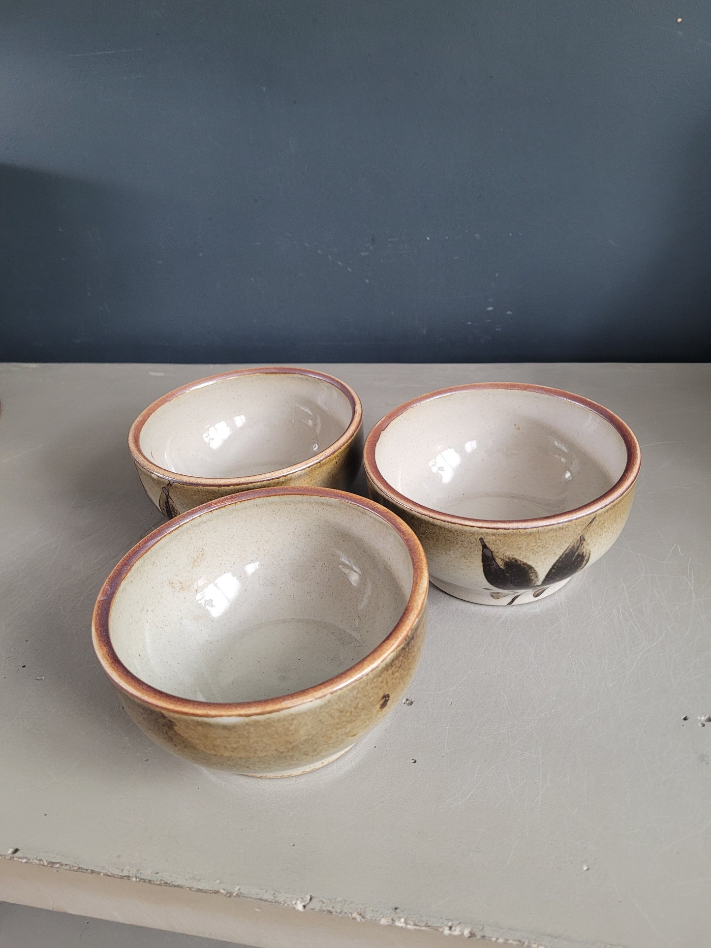 Trio de bols vintages en grès- Ref 318