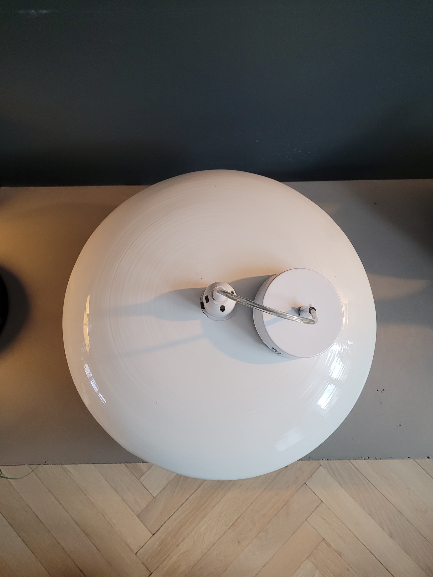 Suspension en bambou et blanc - Ref 58