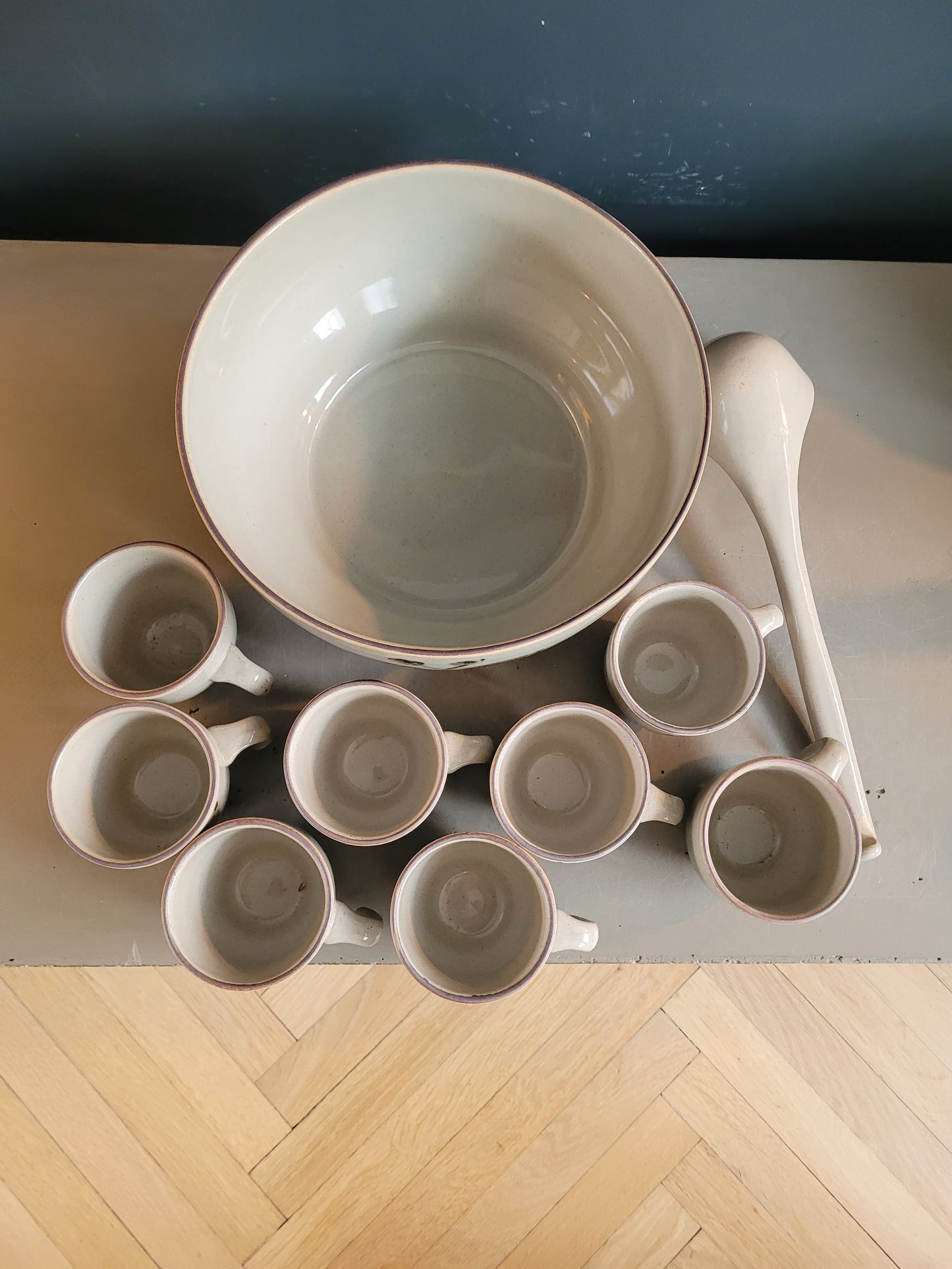 Service à salade de fruits Grès de l'Arnon - 649